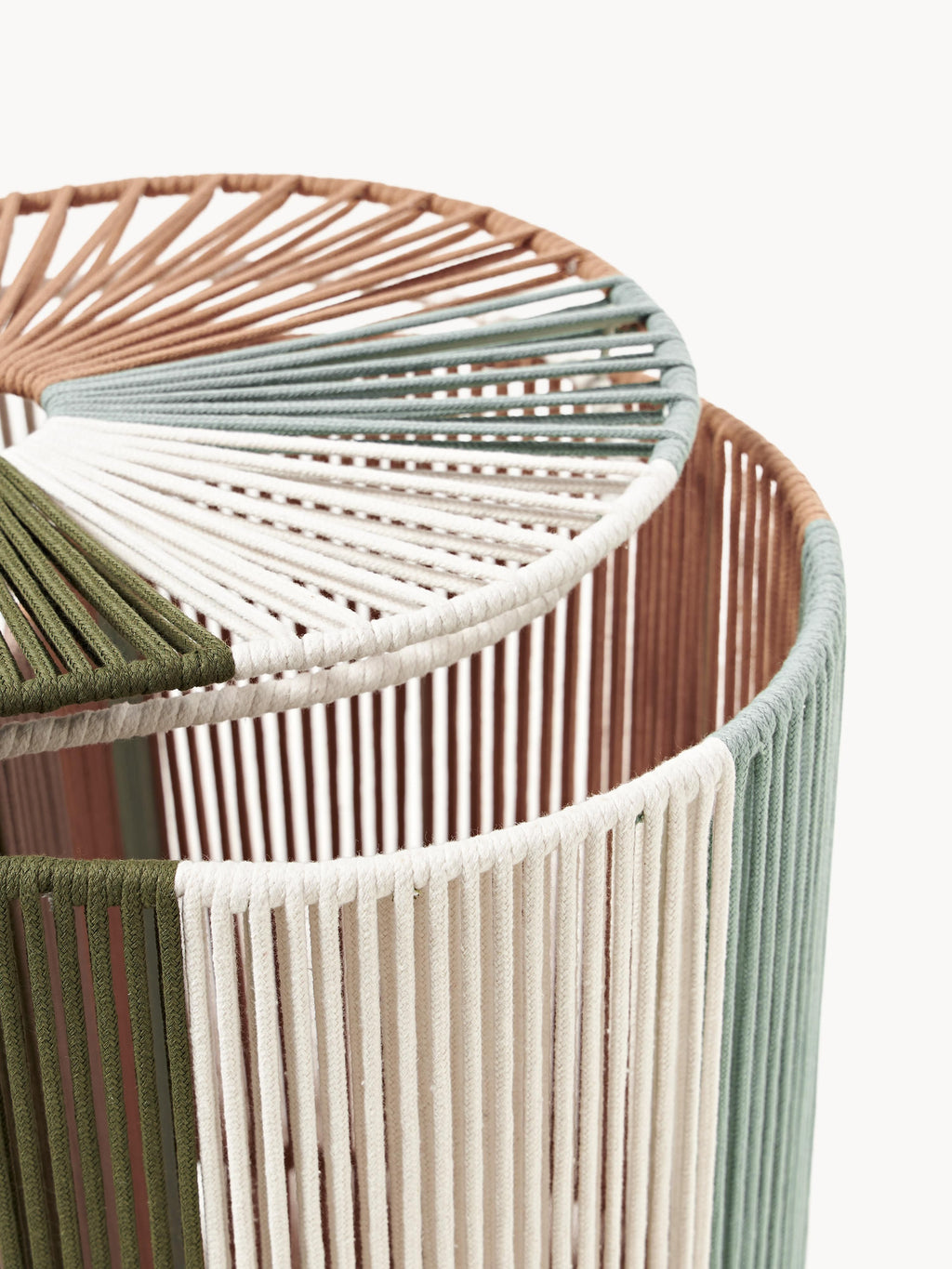Gabe Handwoven Double Laundry Basket in Rope