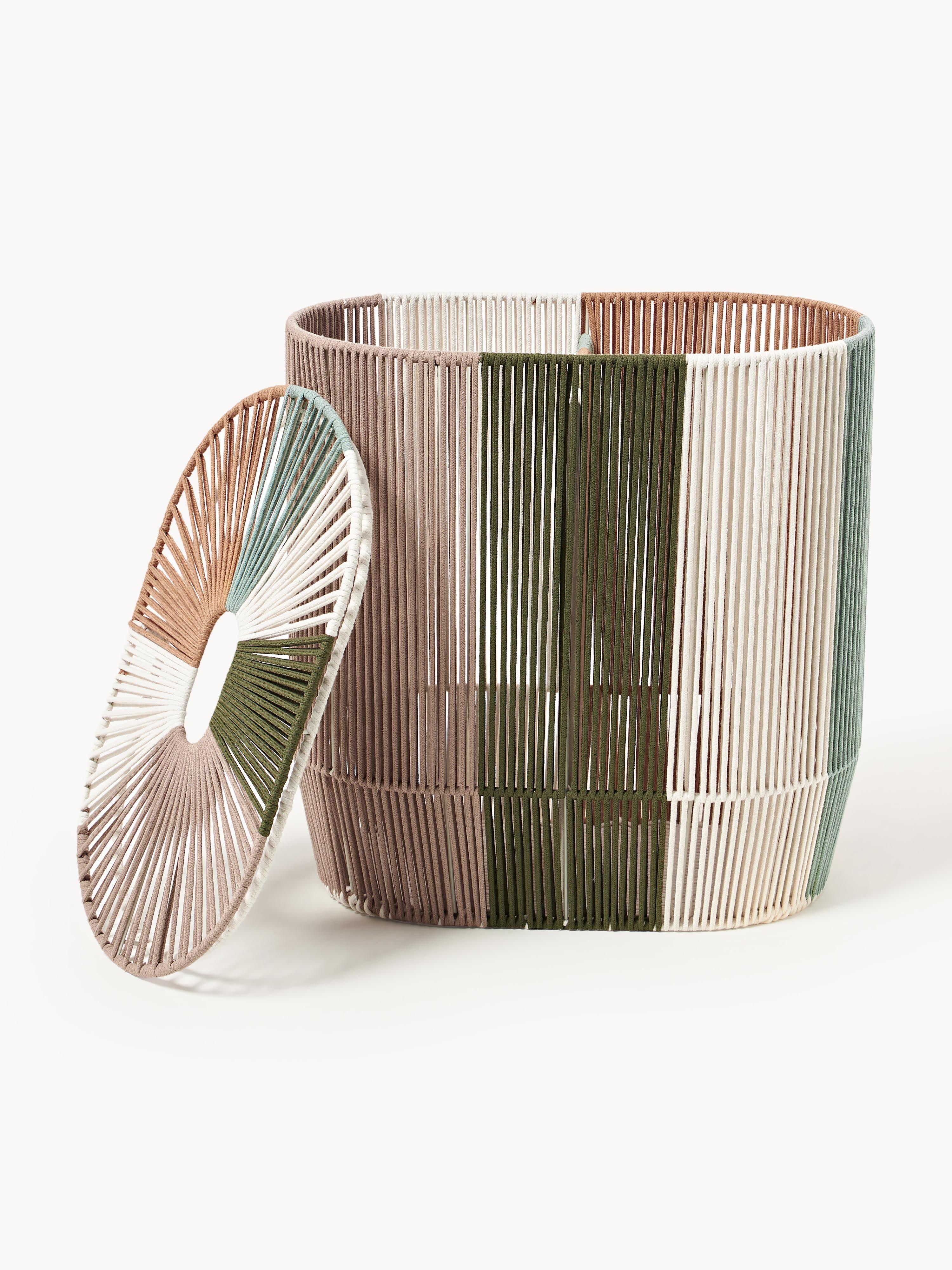 Gabe Handwoven Double Laundry Basket in Rope
