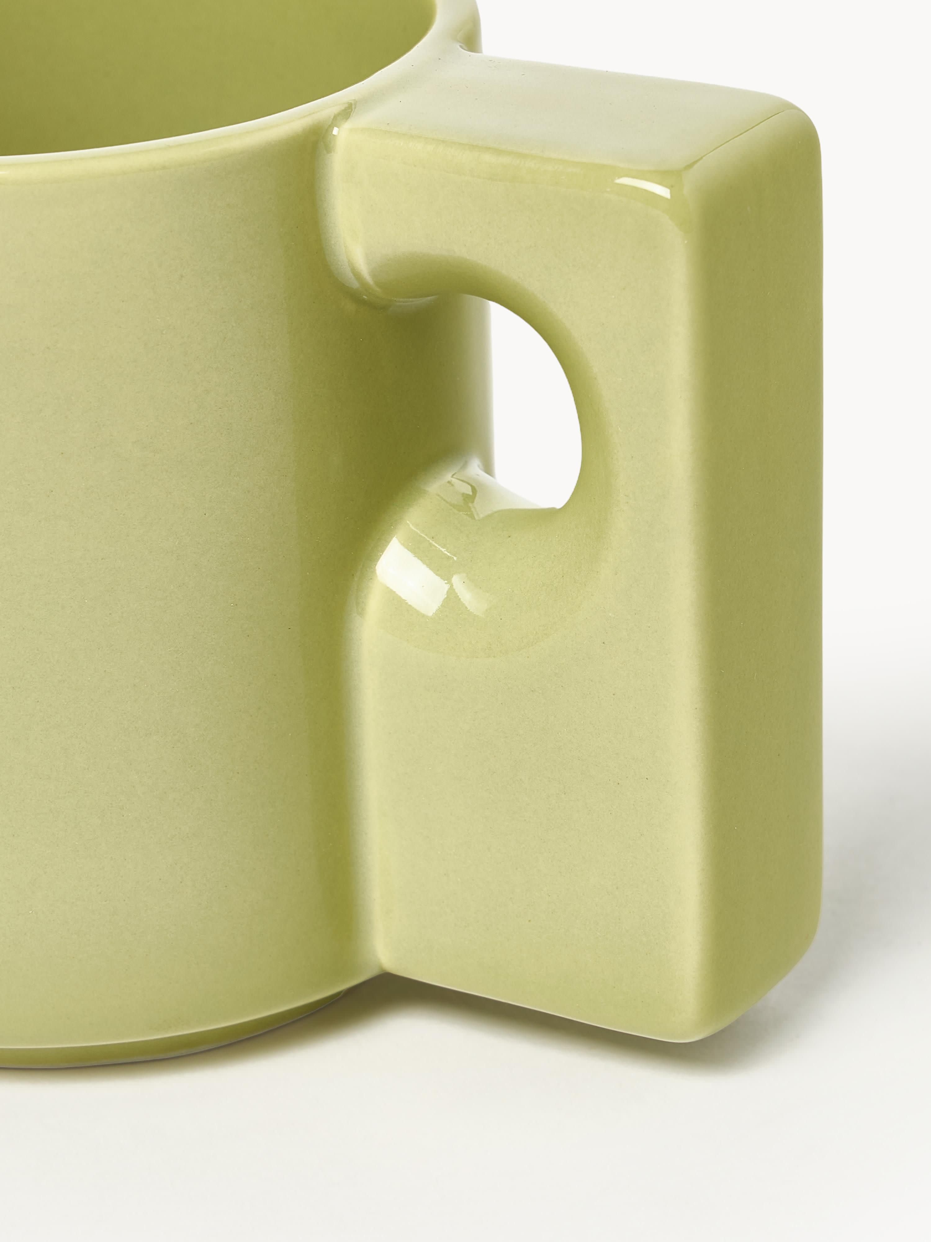 Keira Porcelain Mugs, Set of 2