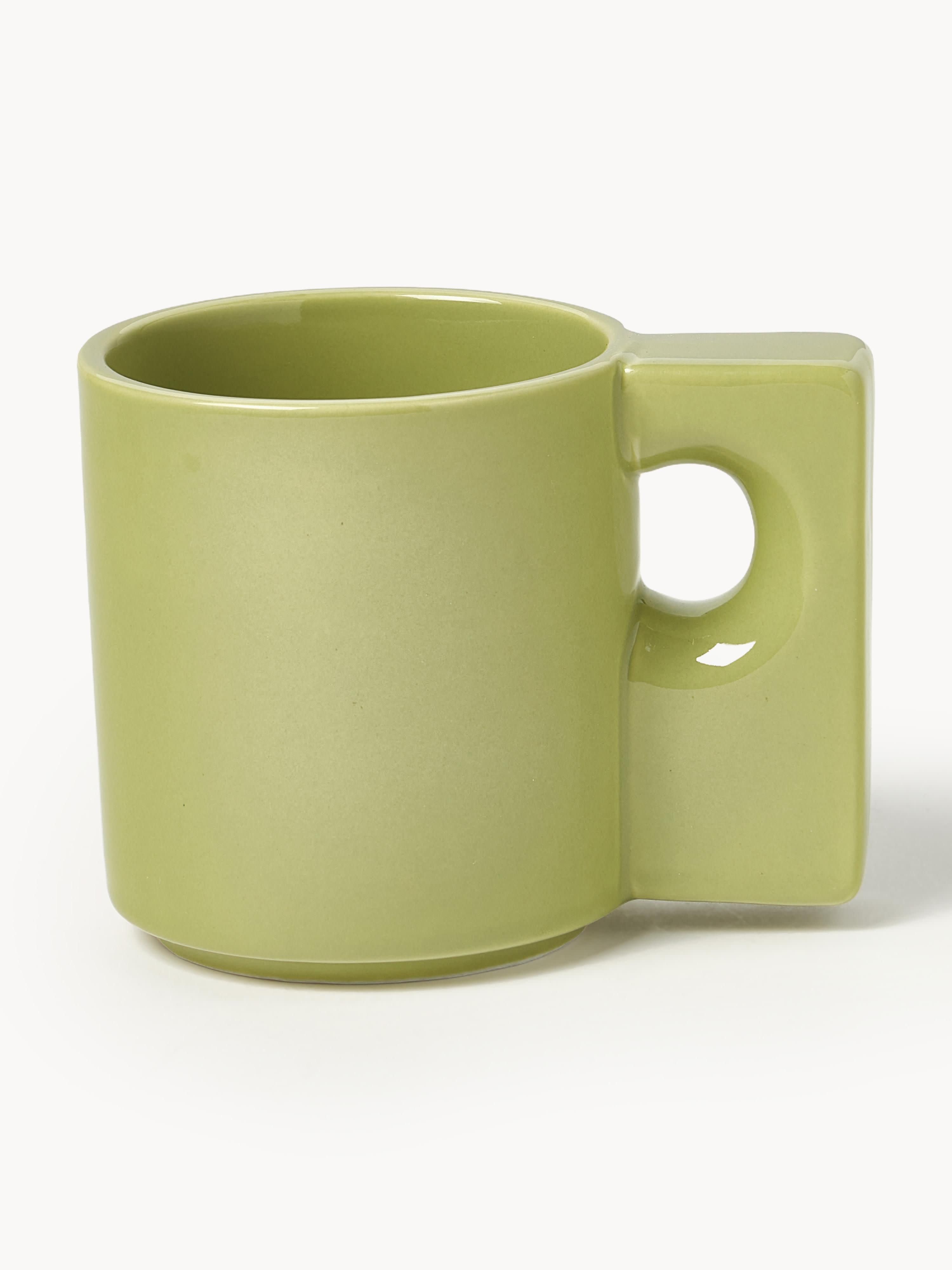 Keira Porcelain Mugs, Set of 2