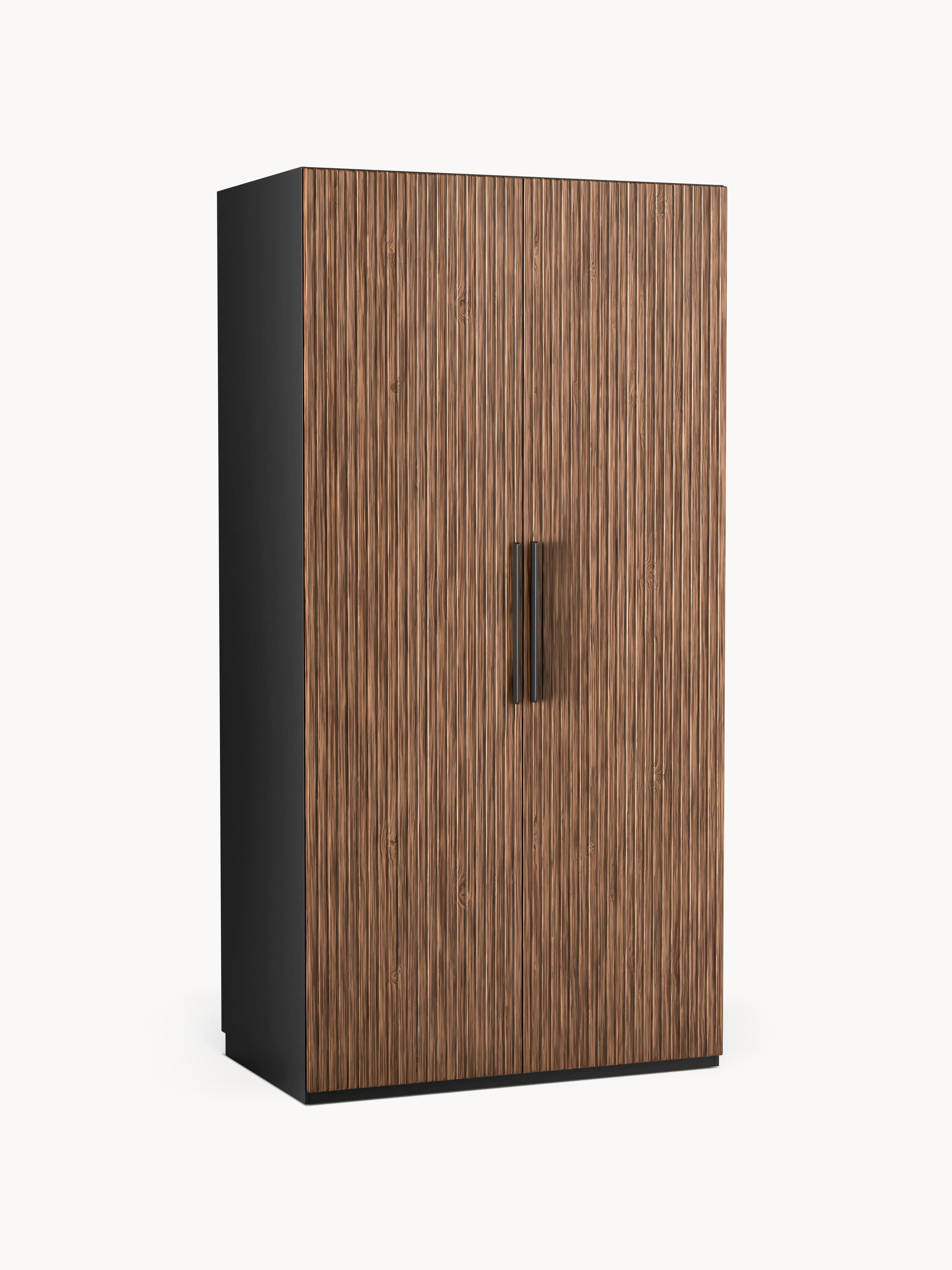 Simone Modular Hinged Door Wardrobe, 100 cm Wide, in various sizes