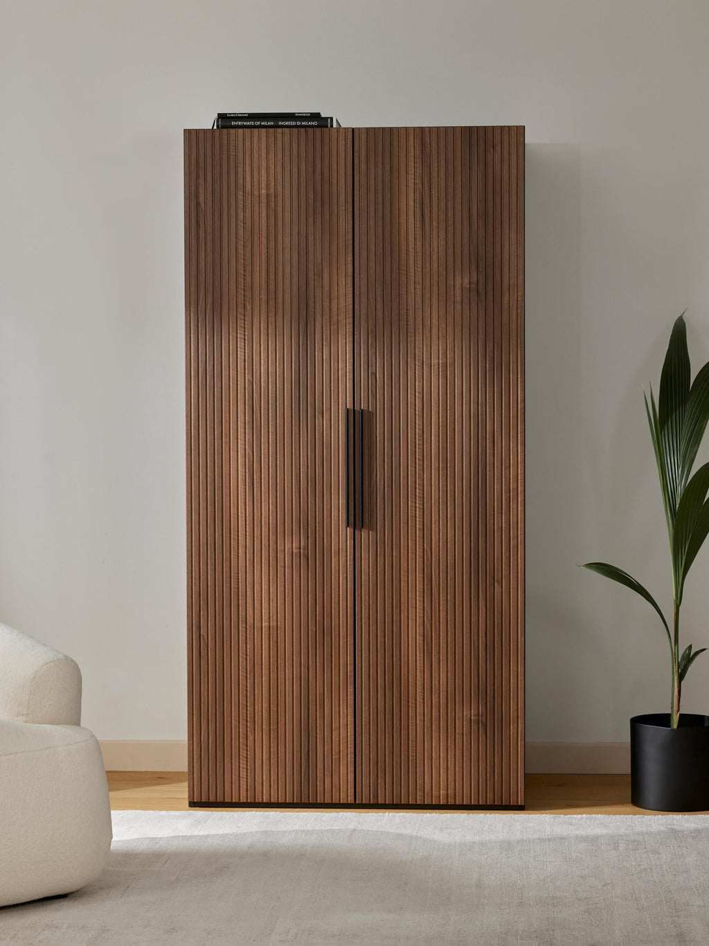Simone Modular Hinged Door Wardrobe, 100 cm Wide, in various sizes