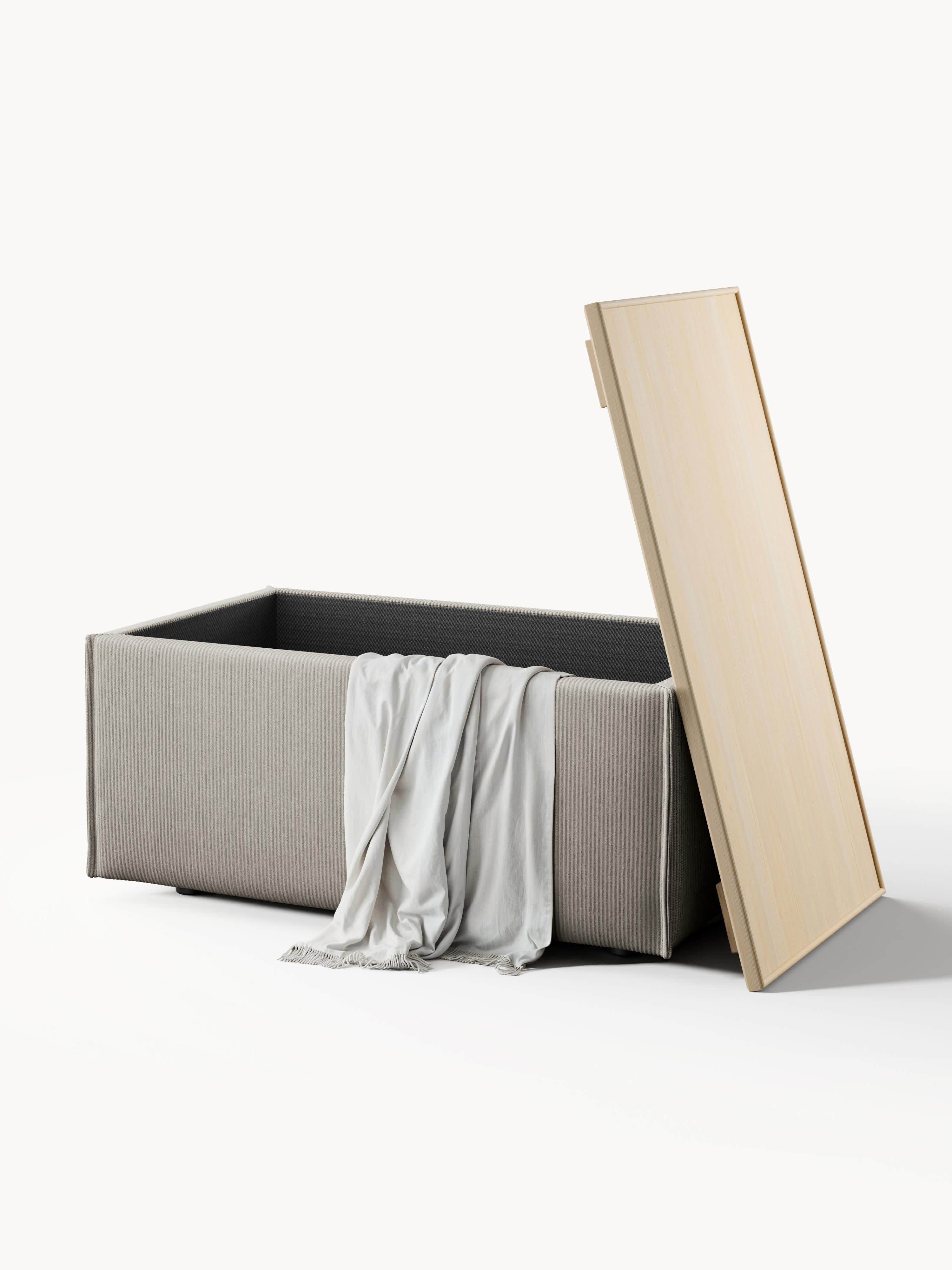 Lennon Corduroy Ottoman with Storage