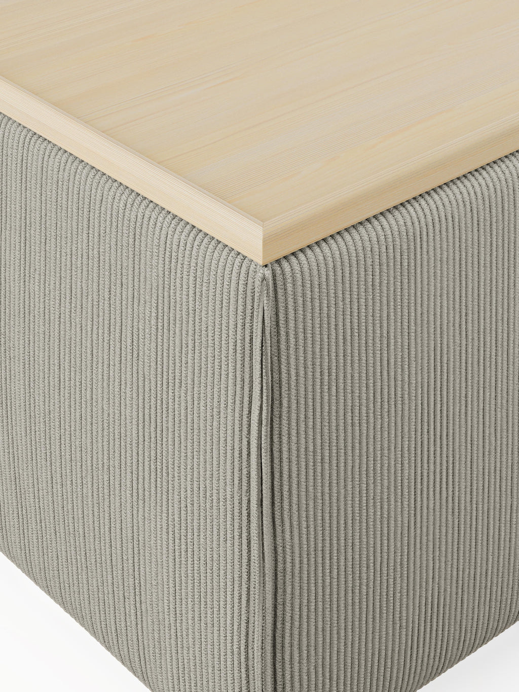 Lennon Corduroy Ottoman with Storage