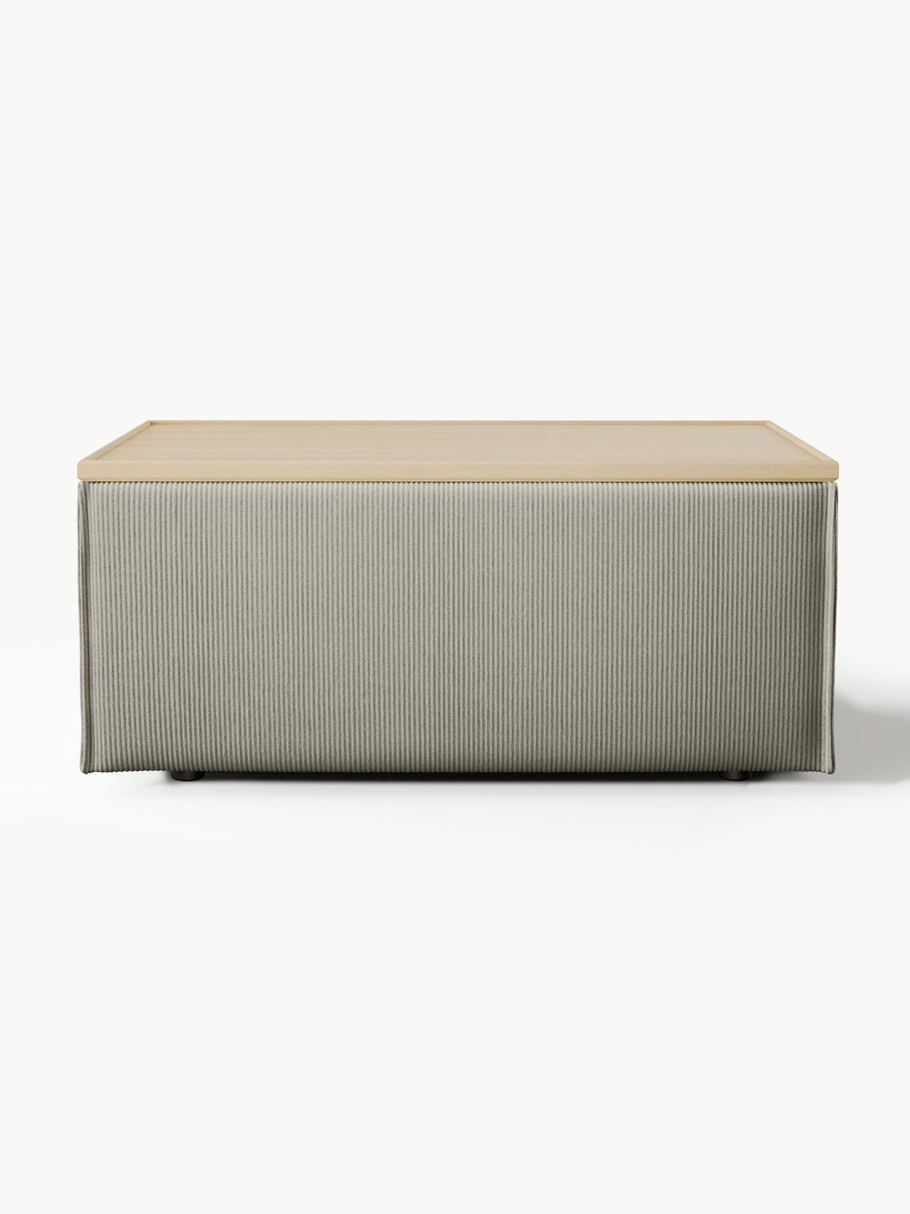 Lennon Corduroy Ottoman with Storage