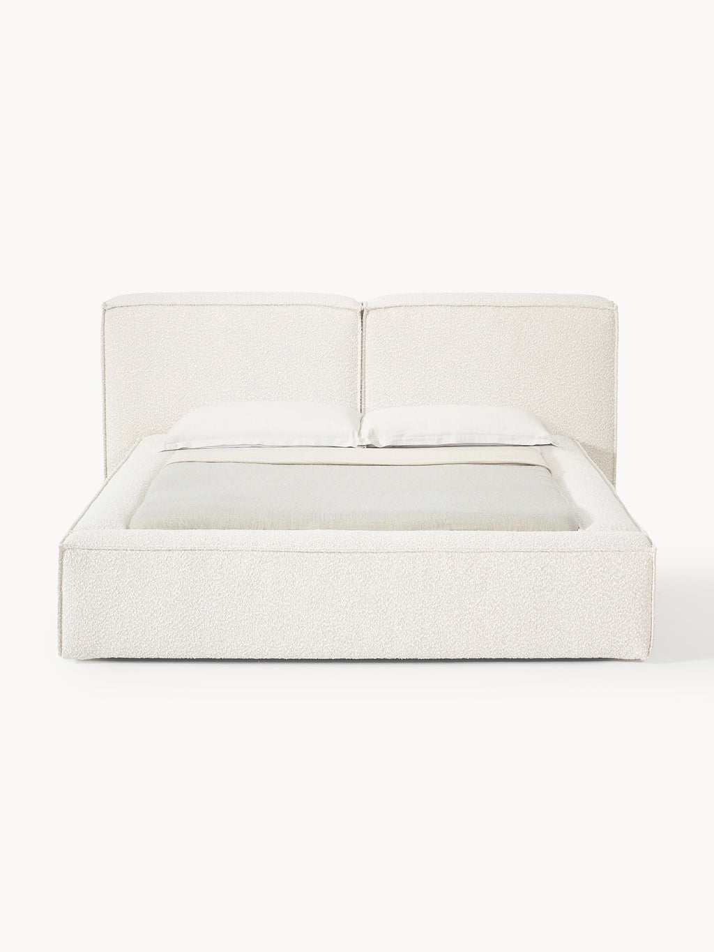 Lennon Upholstered Bouclé Bed