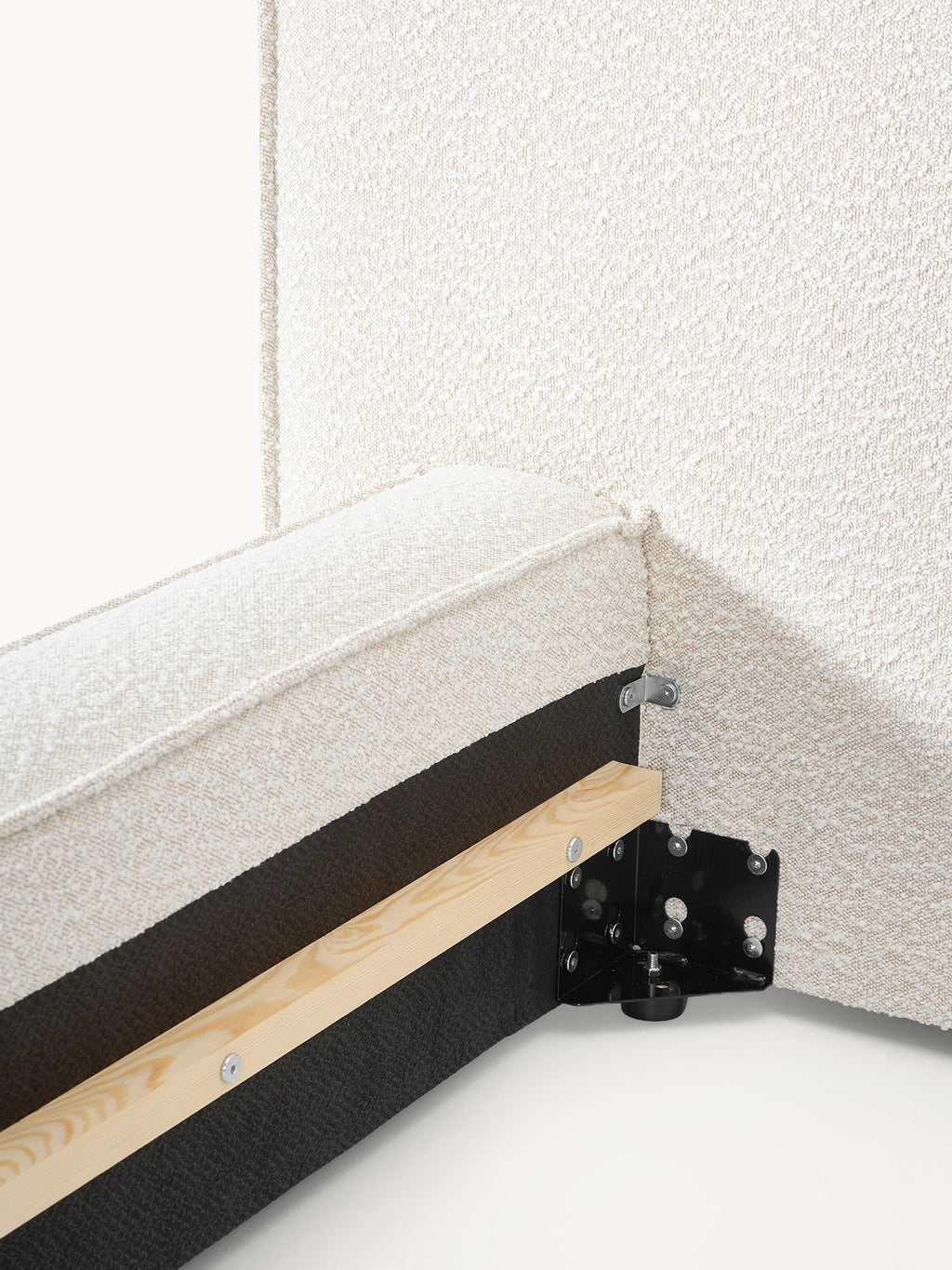 Lennon Upholstered Bouclé Bed