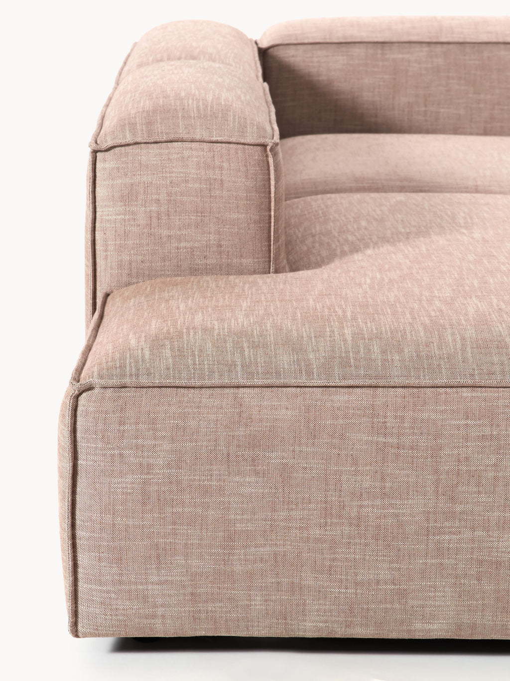 Lennon Linen Blend Modular Corner Sofa (4-seater)