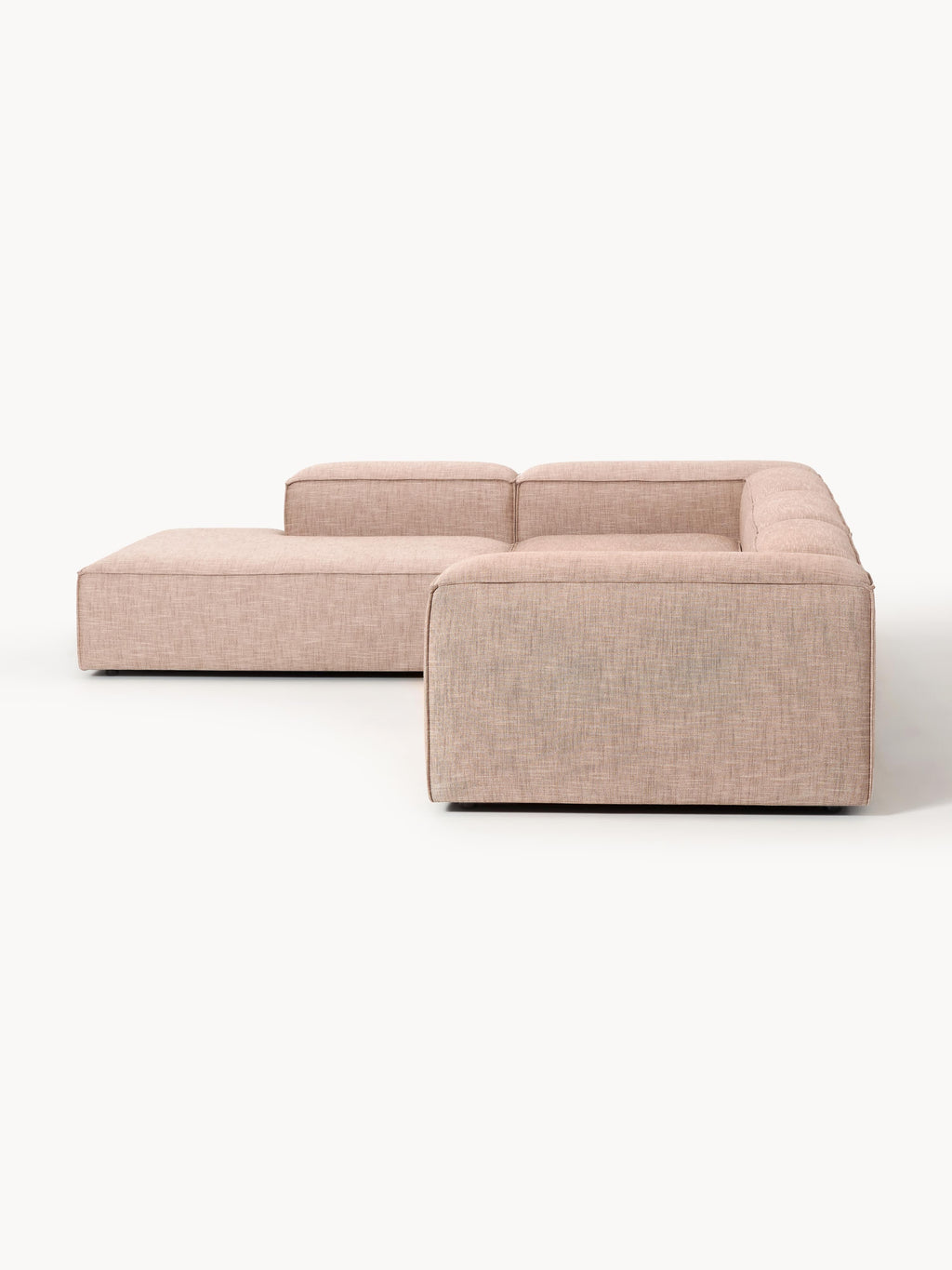 Lennon Linen Blend Modular Corner Sofa (4-seater)