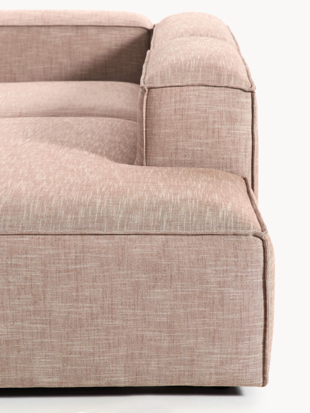 Lennon Linen Blend Modular Corner Sofa (4-seater)