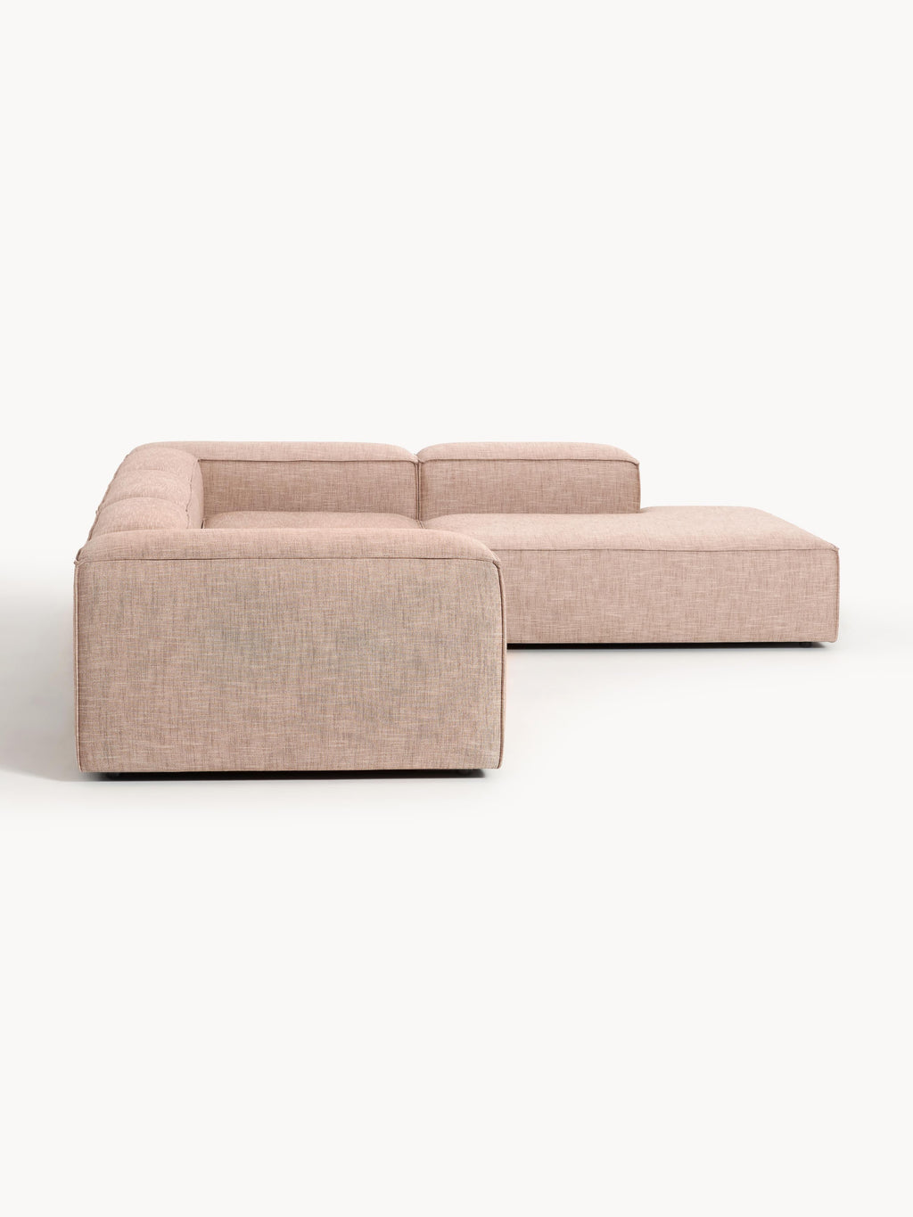 Lennon Linen Blend Modular Corner Sofa (4-seater)