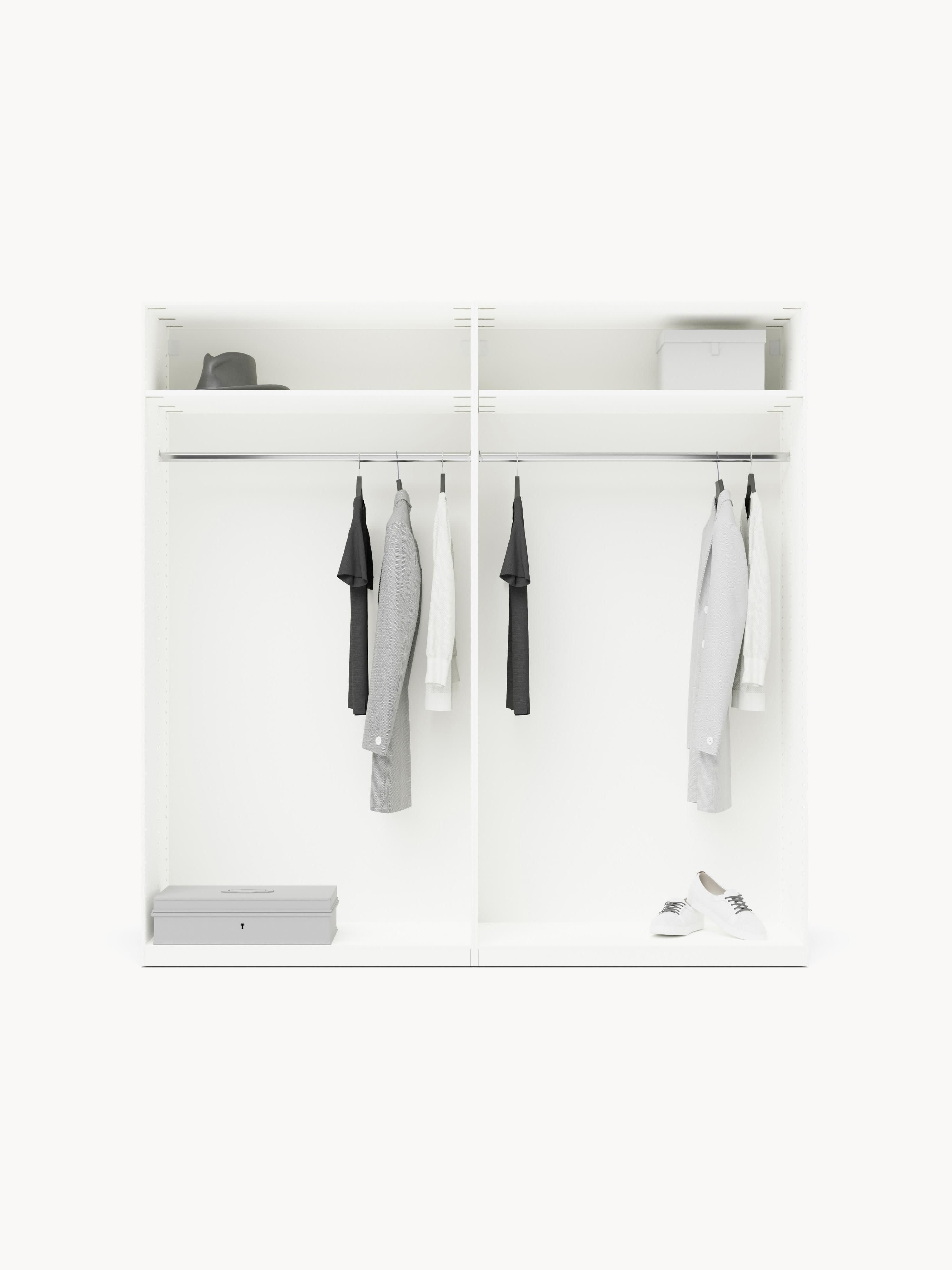 Leon Modular Hinged Door Wardrobe, 200 cm Wide, in various sizes