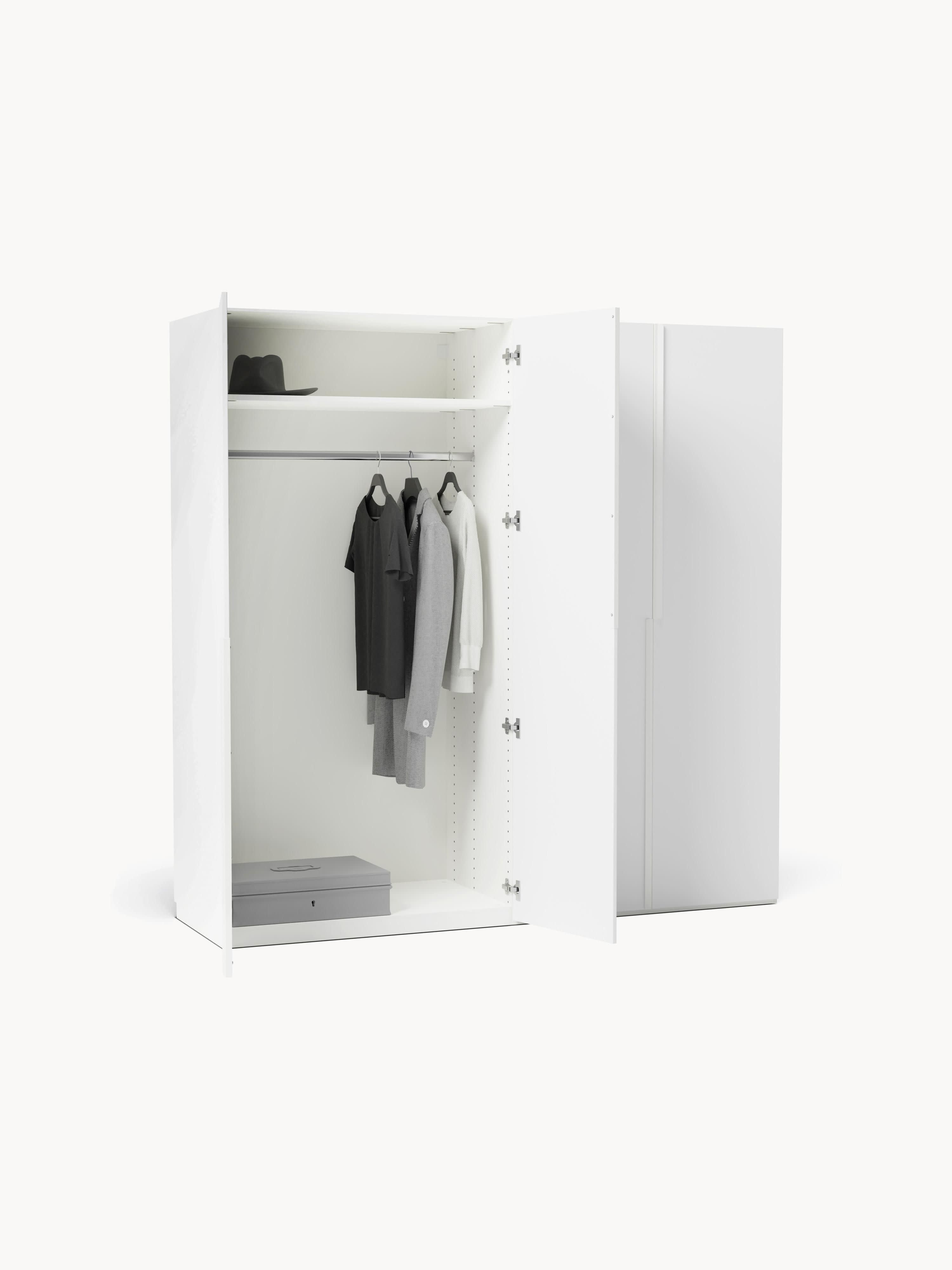 Leon Modular Hinged Door Wardrobe, 200 cm Wide, in various sizes