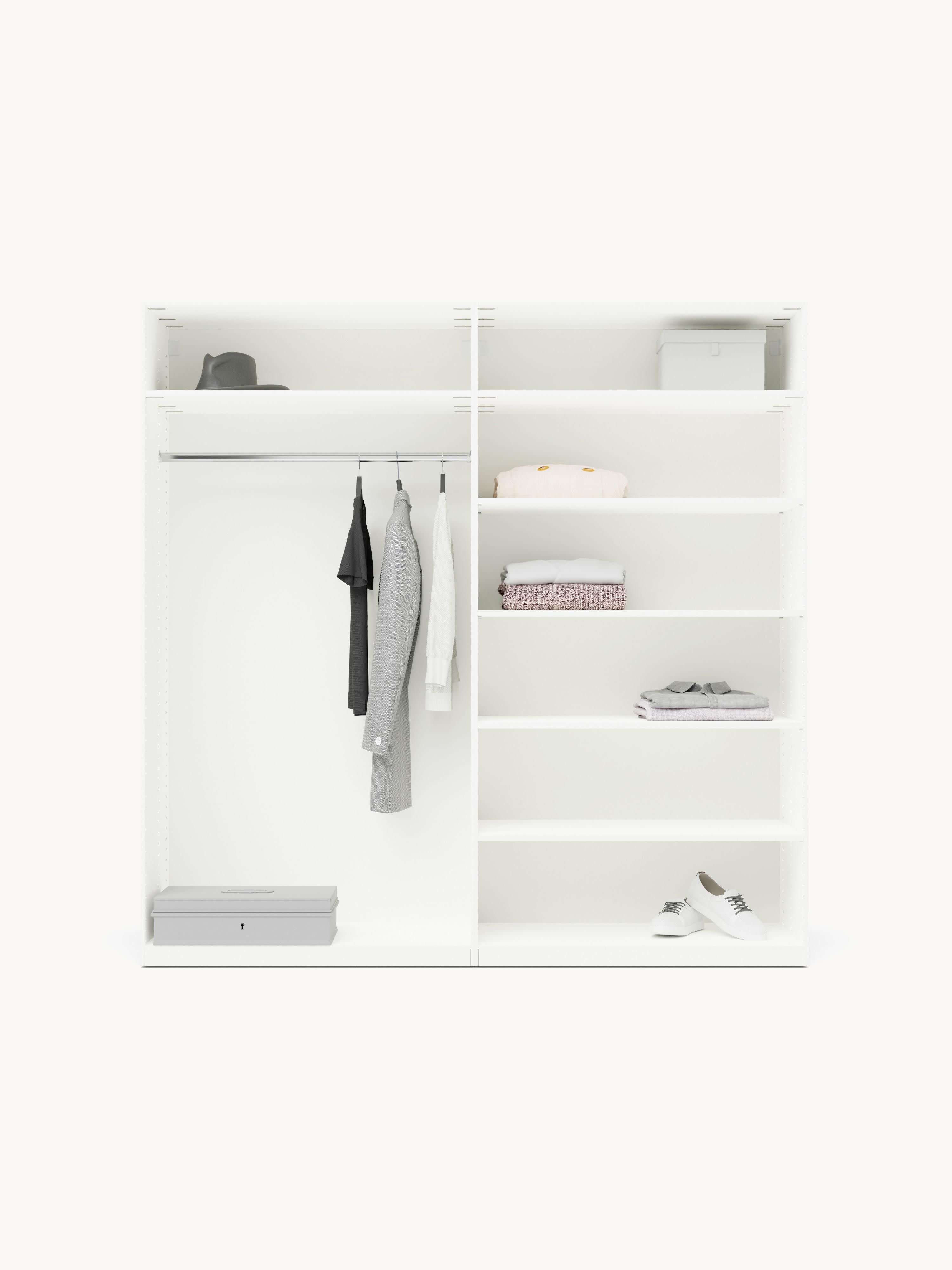 Leon Modular Hinged Door Wardrobe, 200 cm Wide, in various sizes