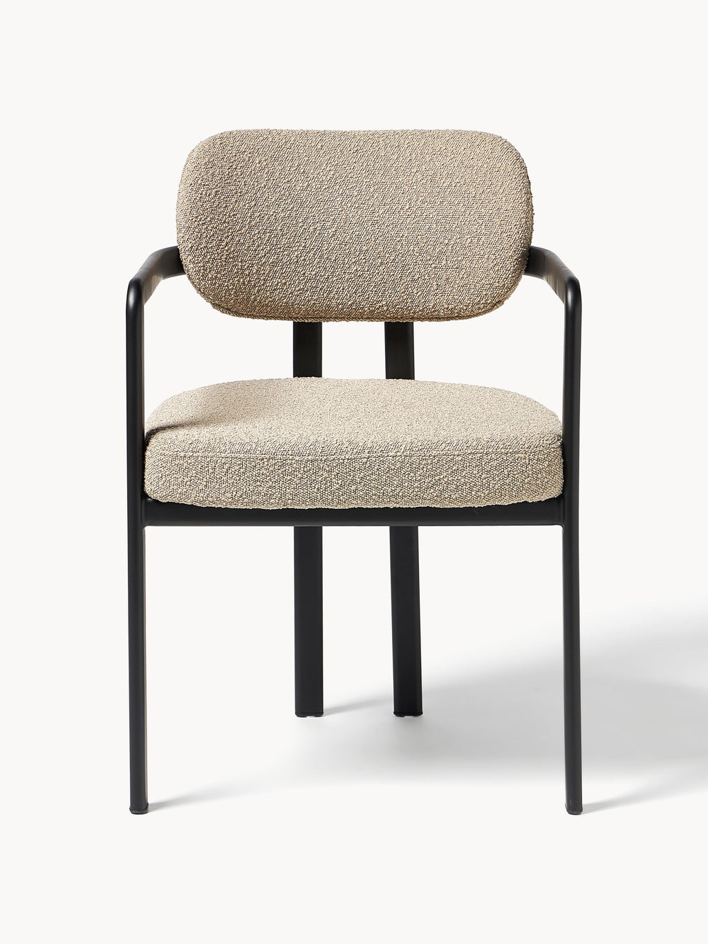 Adrien Bouclé Dining Chair with Armrests