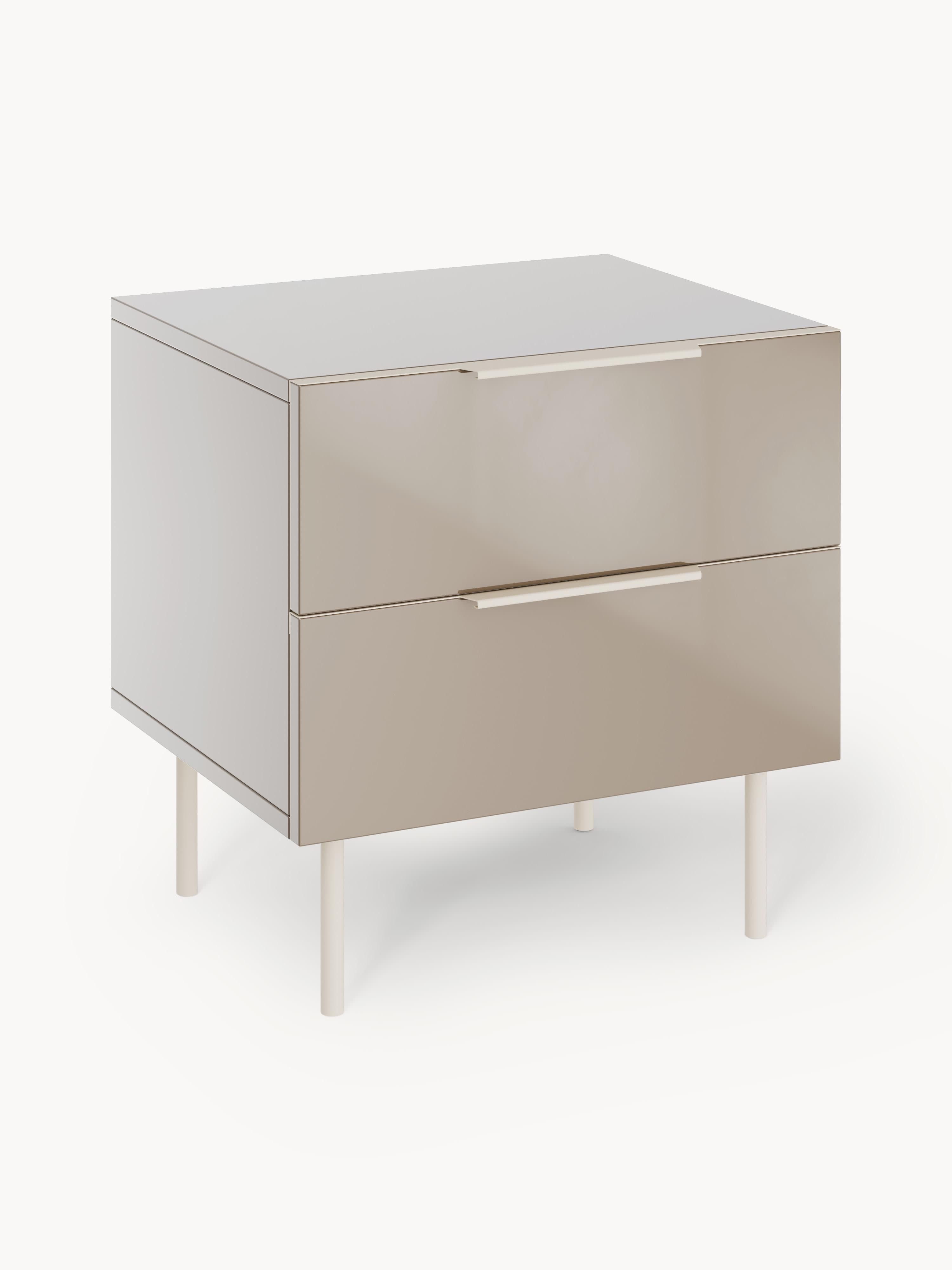 Gallery image 1 - High-Gloss Bedside Table Lennie