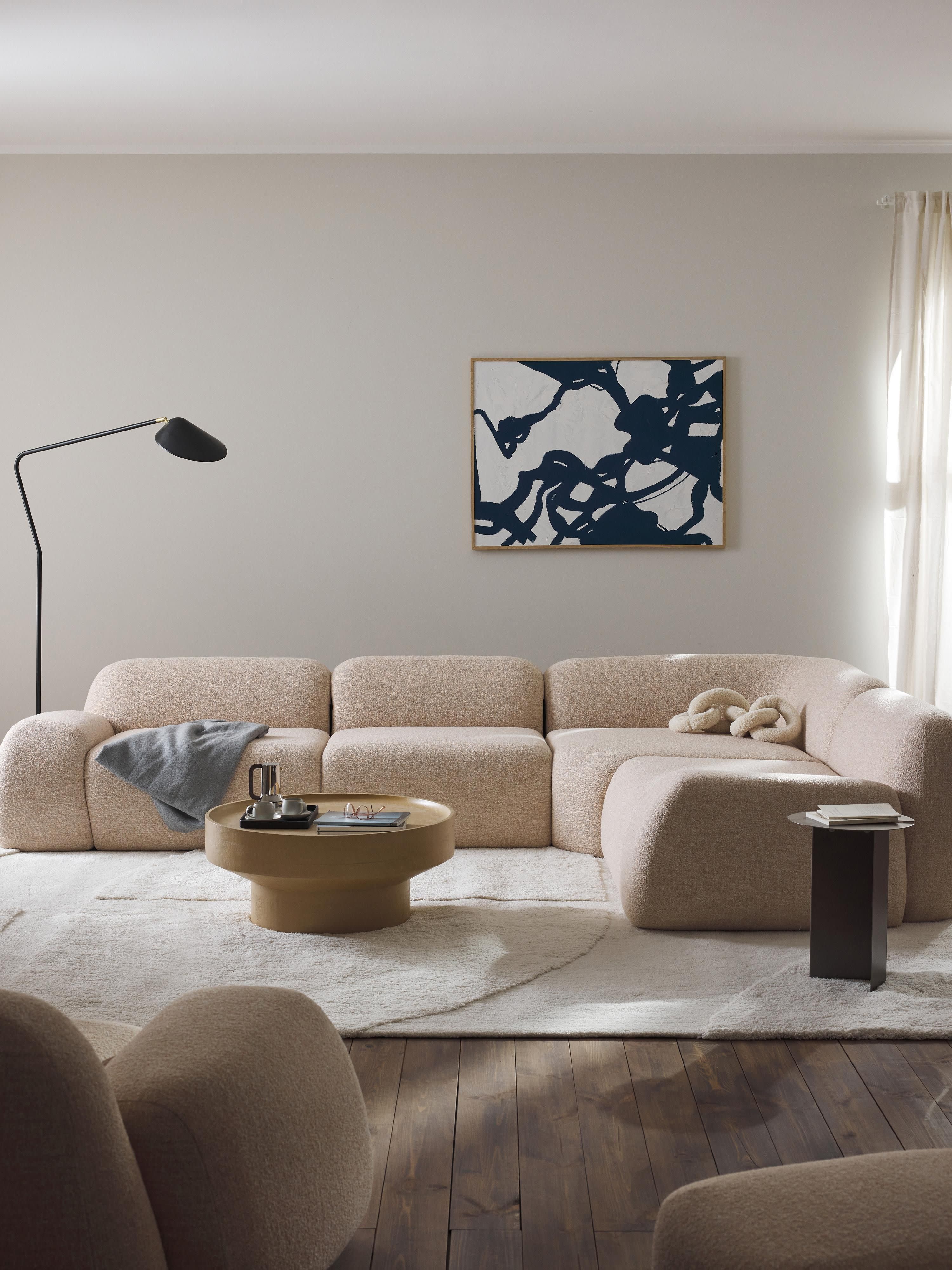 Wolke Modular Bouclé Corner Sofa (4-seater)