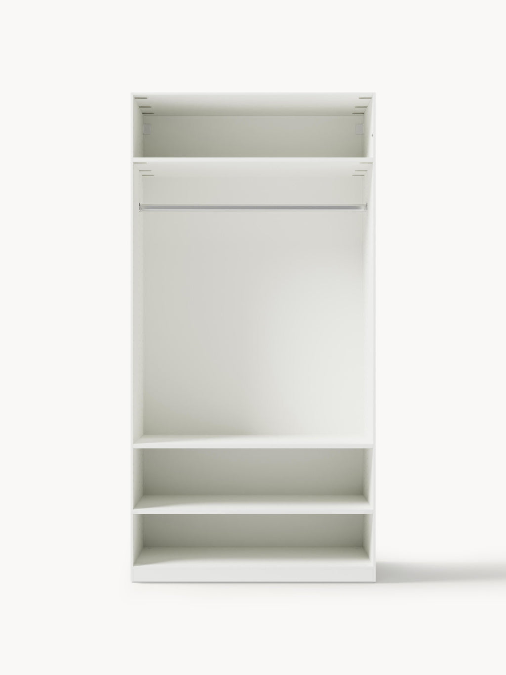 Jeanne Modular Hinged Door Wardrobe, 100 cm Wide, in various sizes