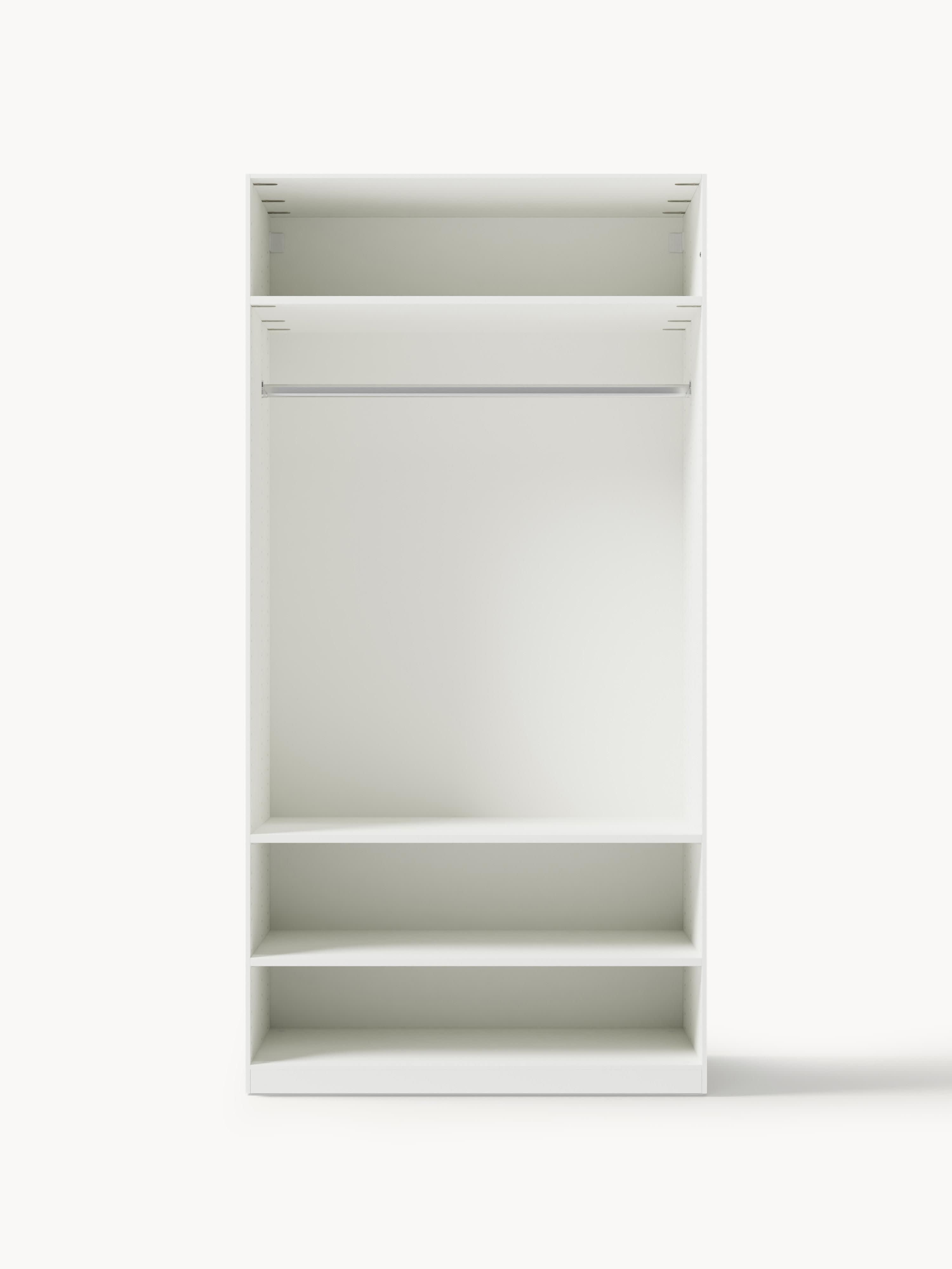 Jeanne Modular Hinged Door Wardrobe, 100 cm Wide, in various sizes