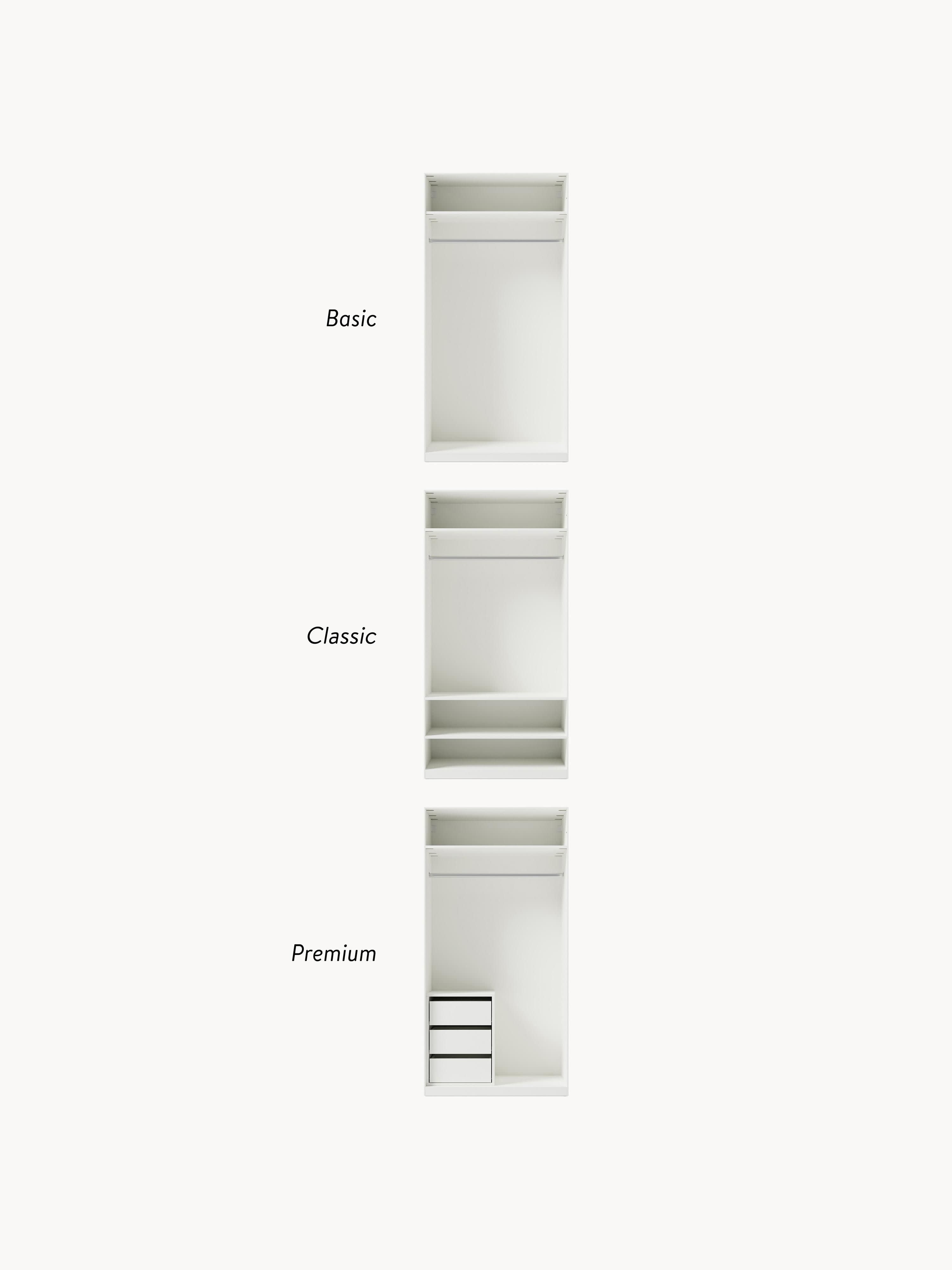 Jeanne Modular Hinged Door Wardrobe, 100 cm Wide, in various sizes