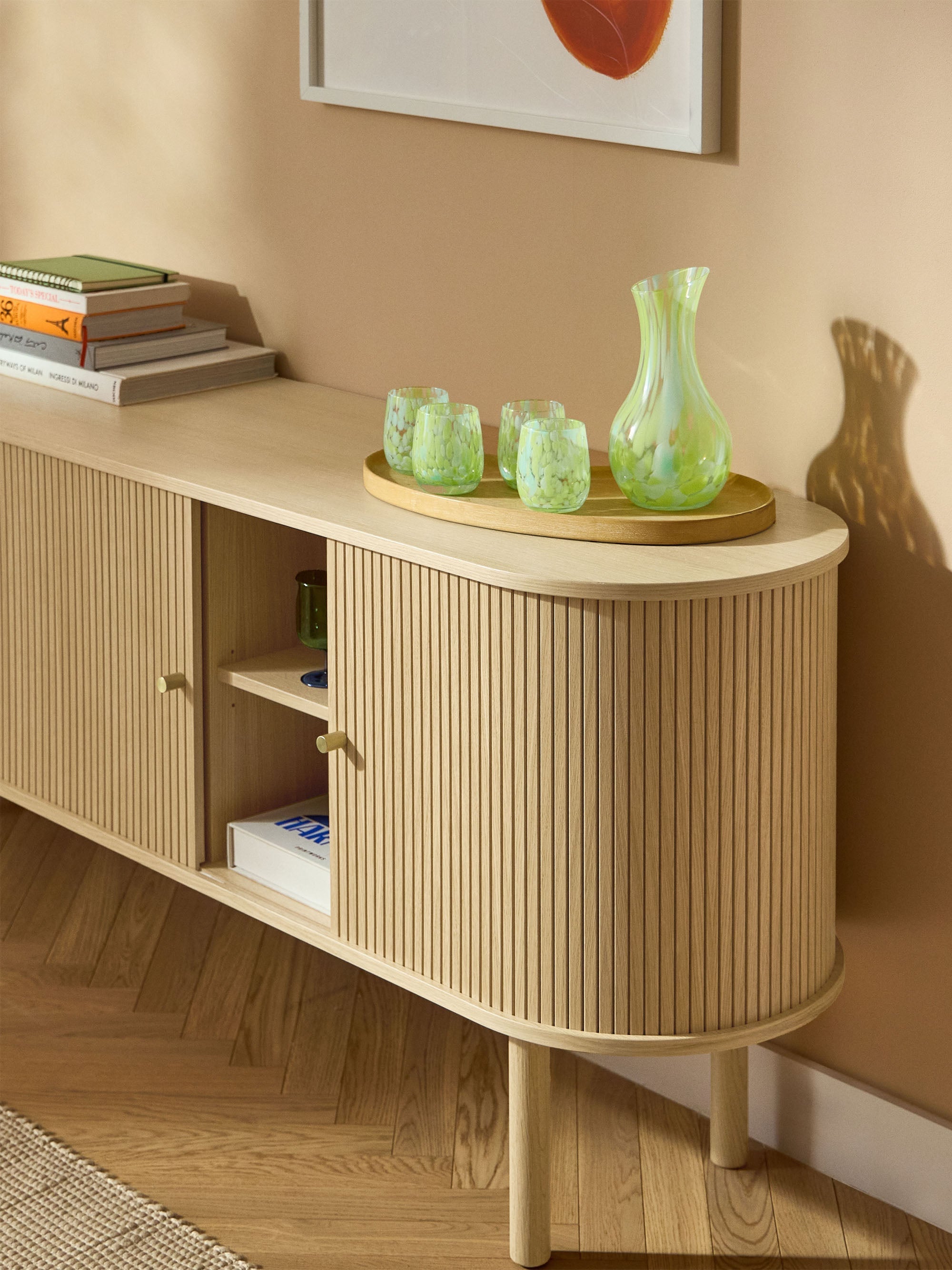Calary XL Sideboard with Fluted Front