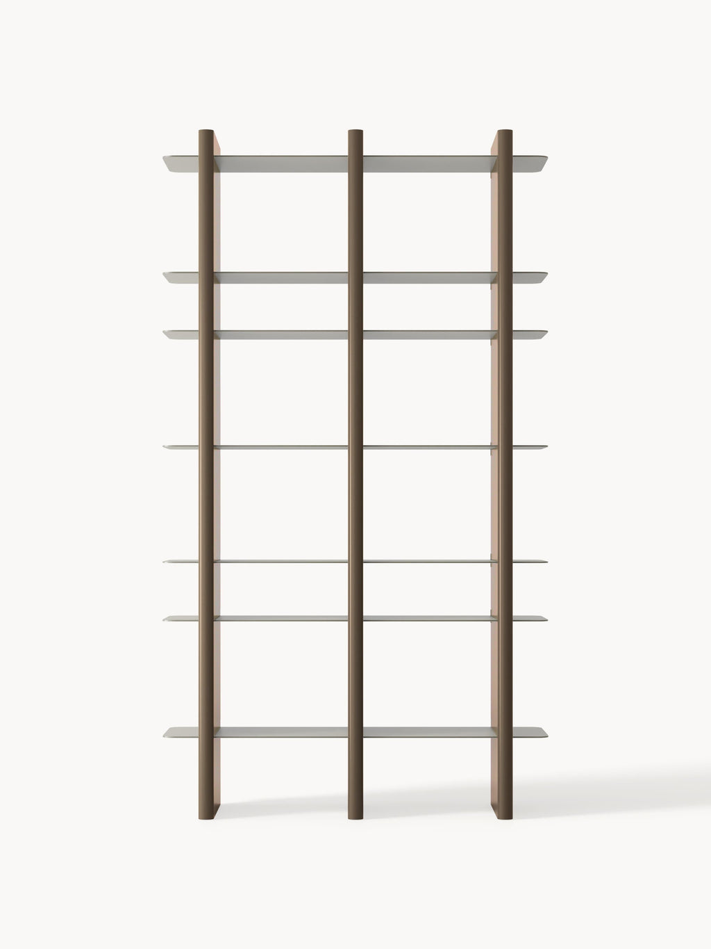 Rami Tall Shelving Unit with Metal Elements