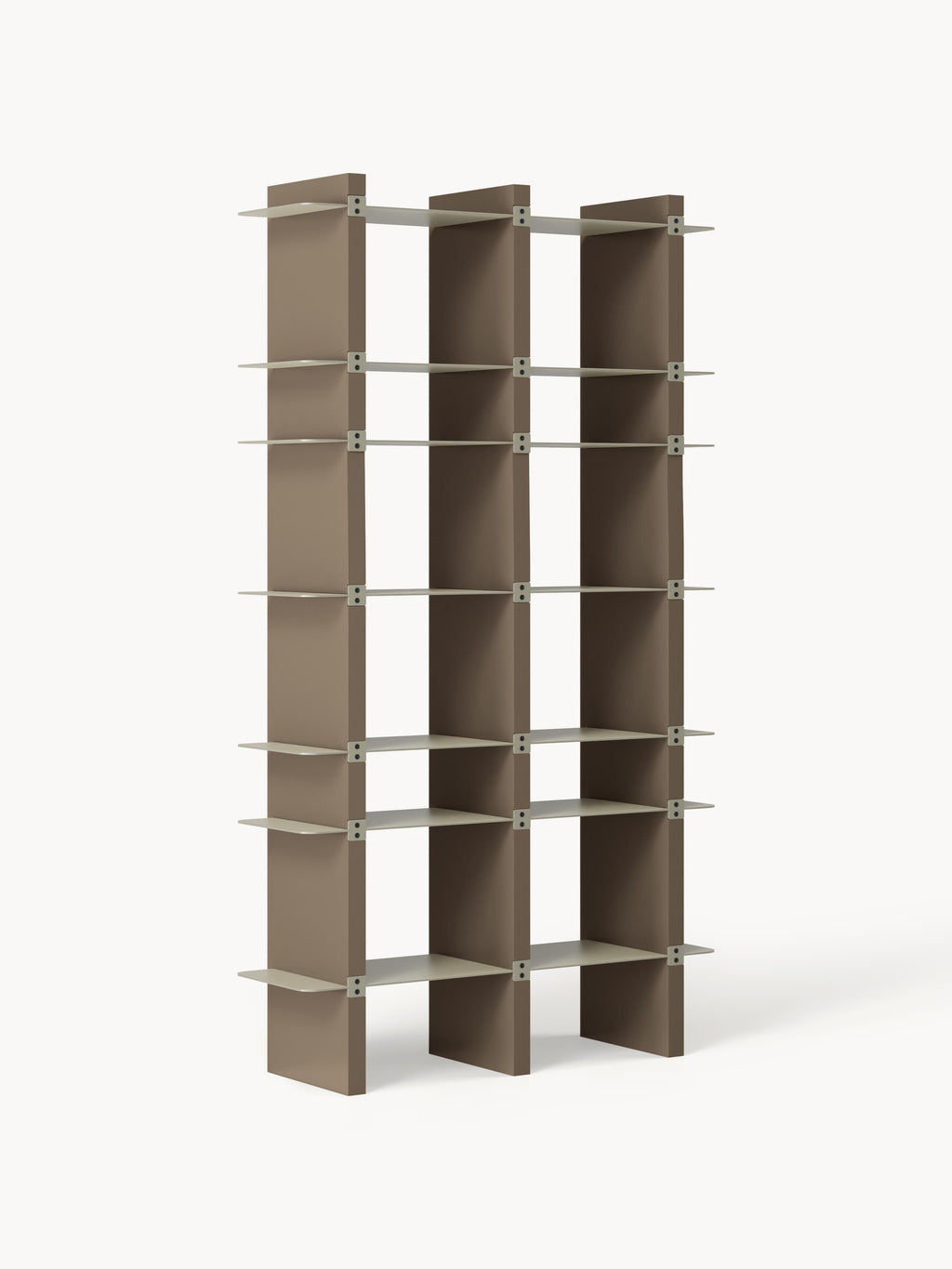 Rami Tall Shelving Unit with Metal Elements