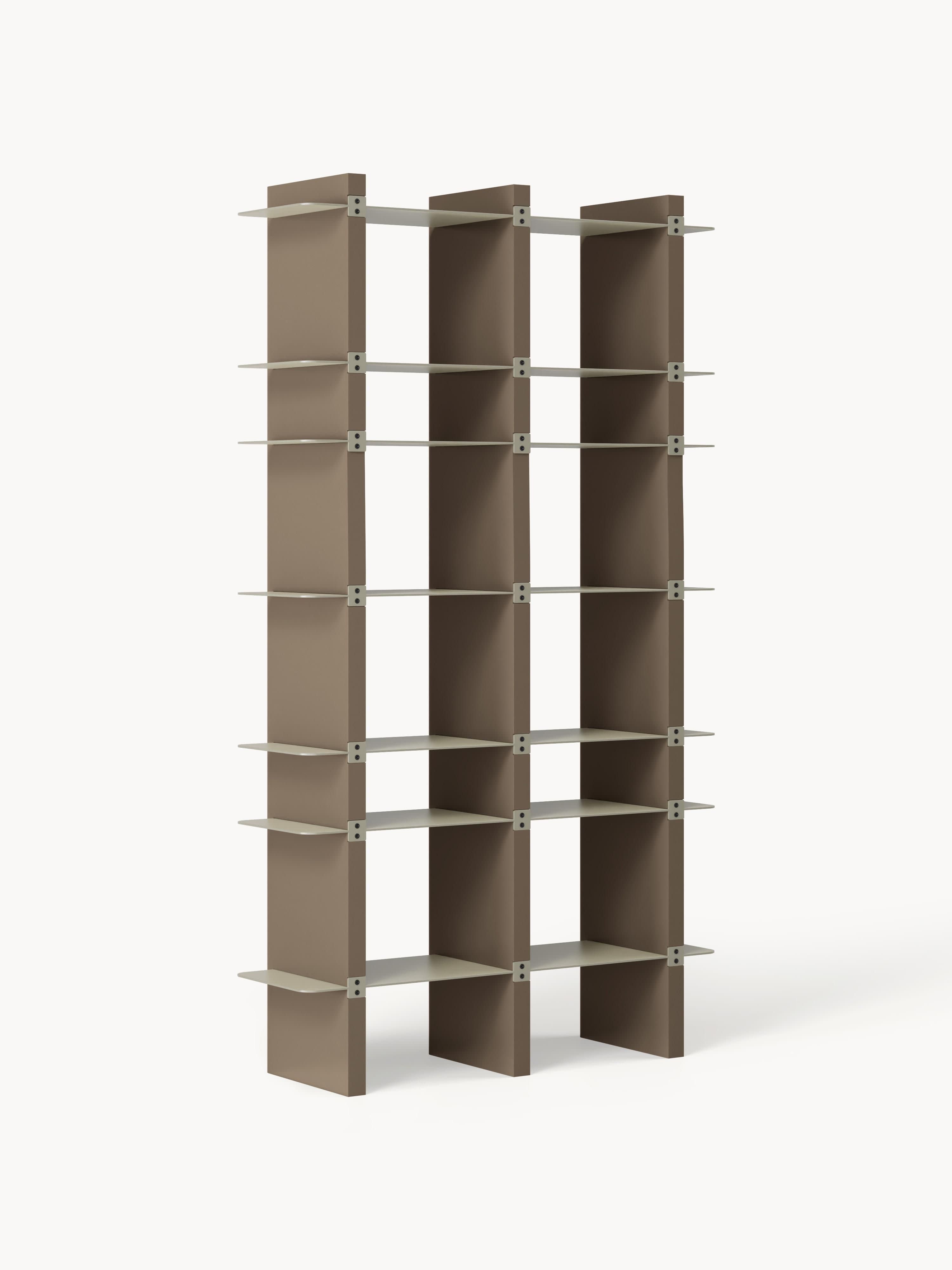 Rami Tall Shelving Unit with Metal Elements