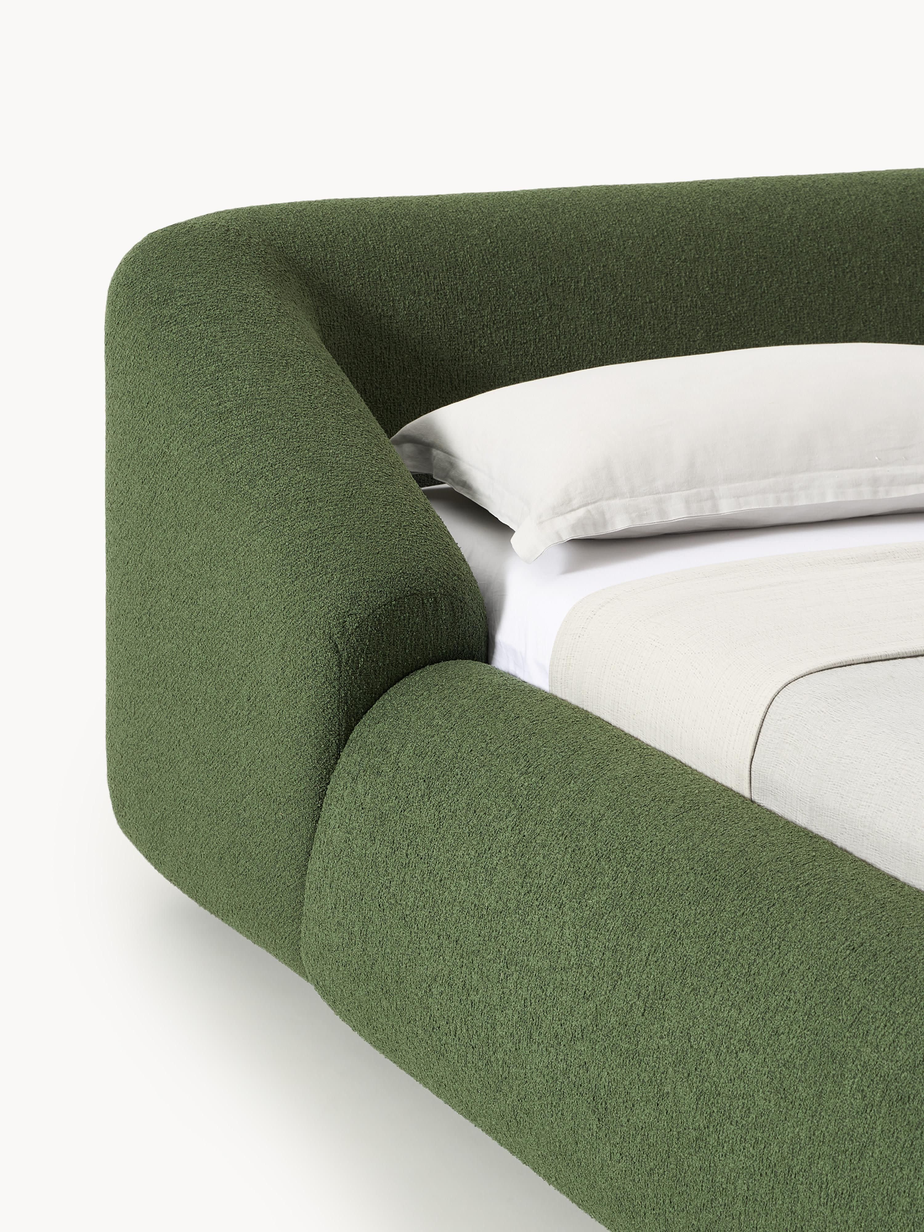 Sofia Upholstered Bouclé Bed