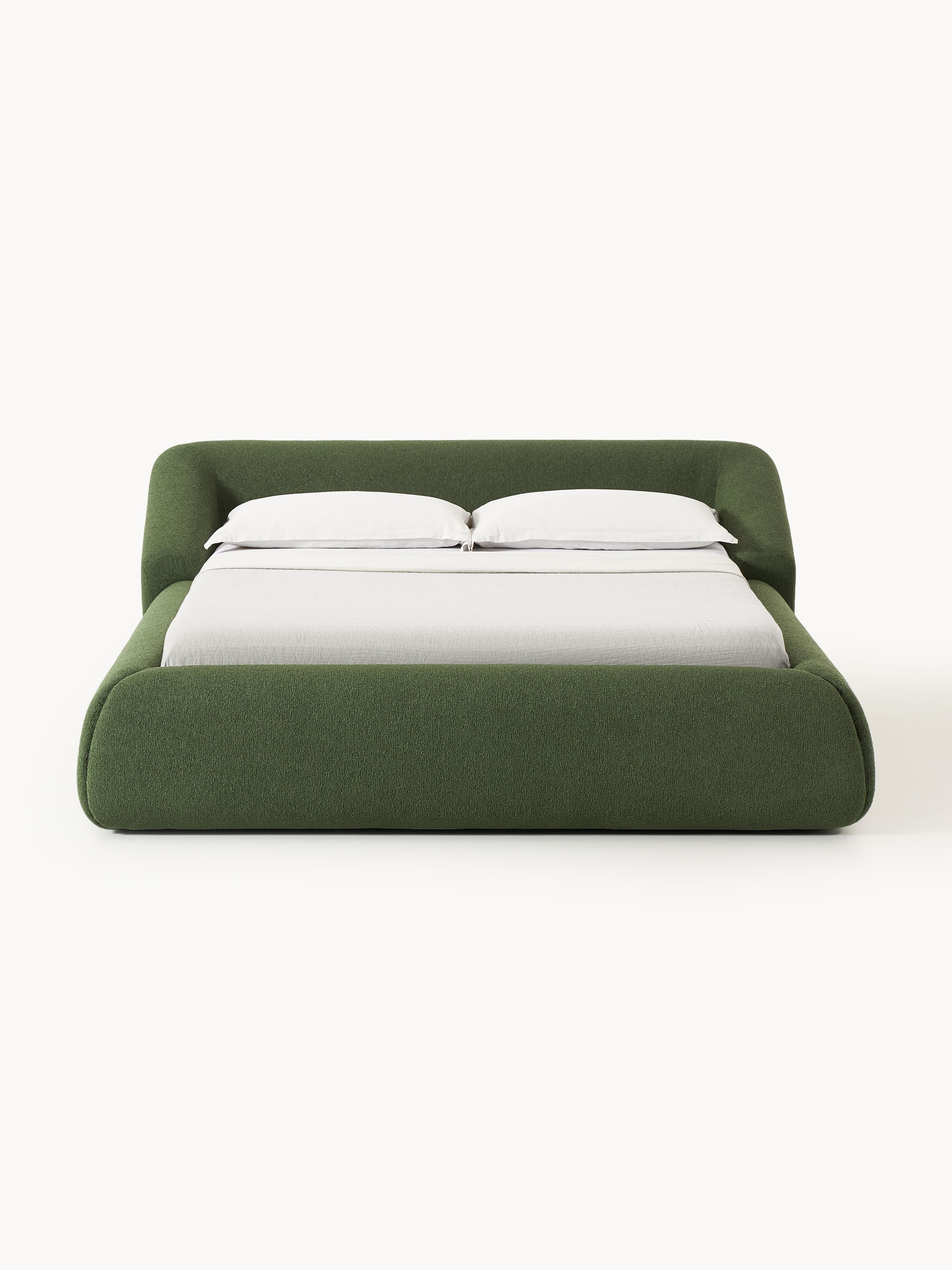 Sofia Upholstered Bouclé Bed
