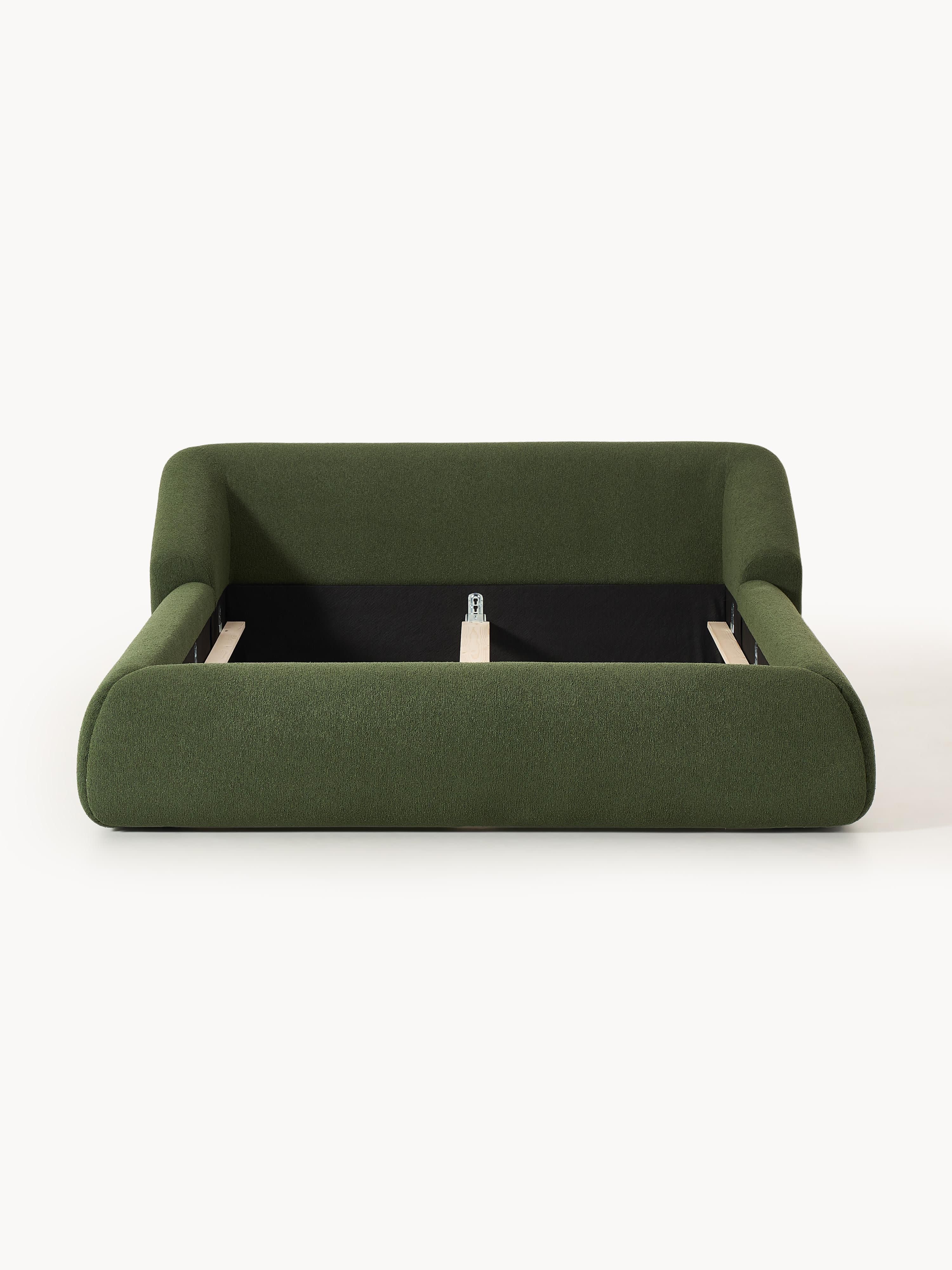 Sofia Upholstered Bouclé Bed