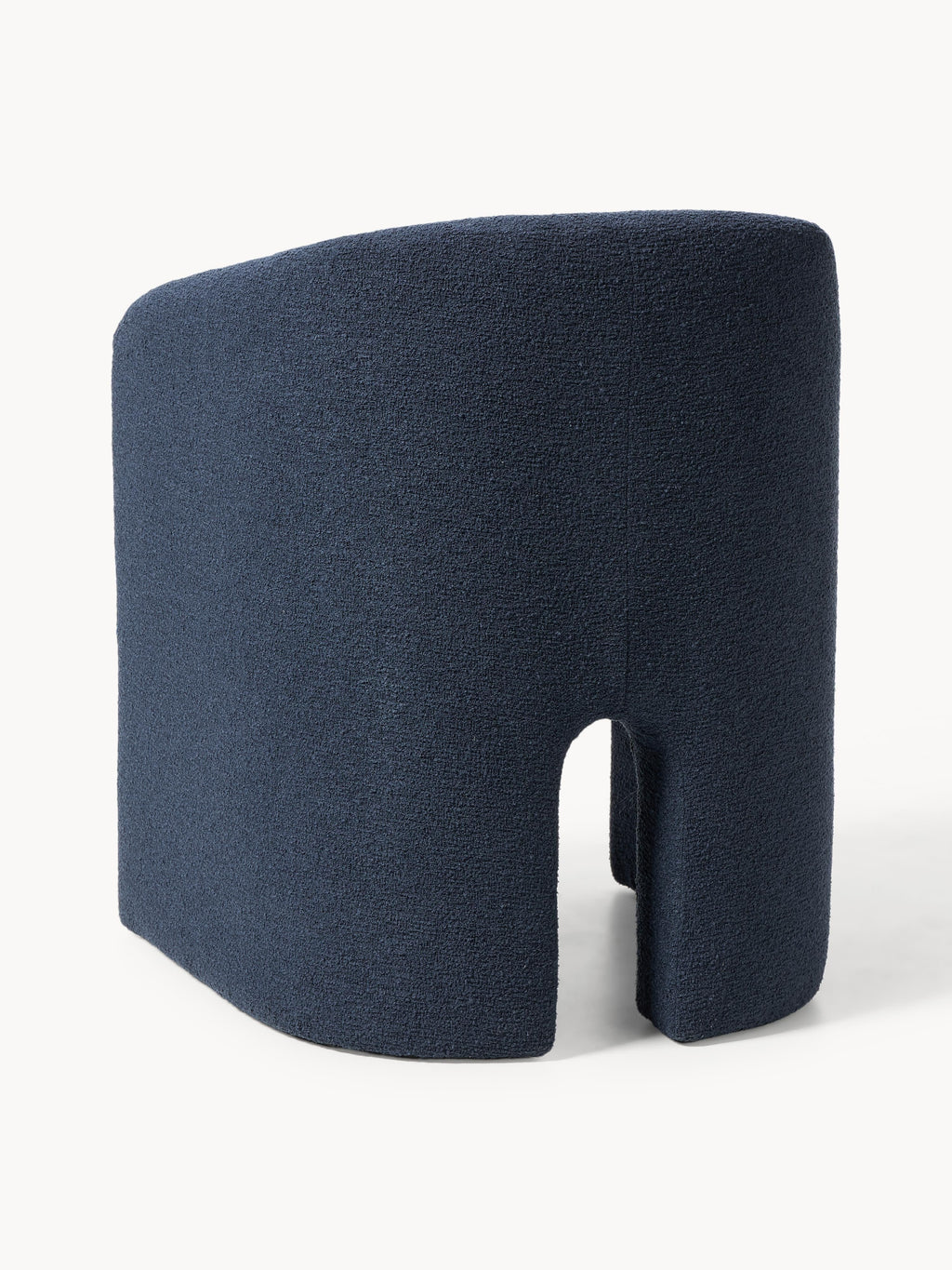 Mairo Bouclé Dining Chair with Armrests