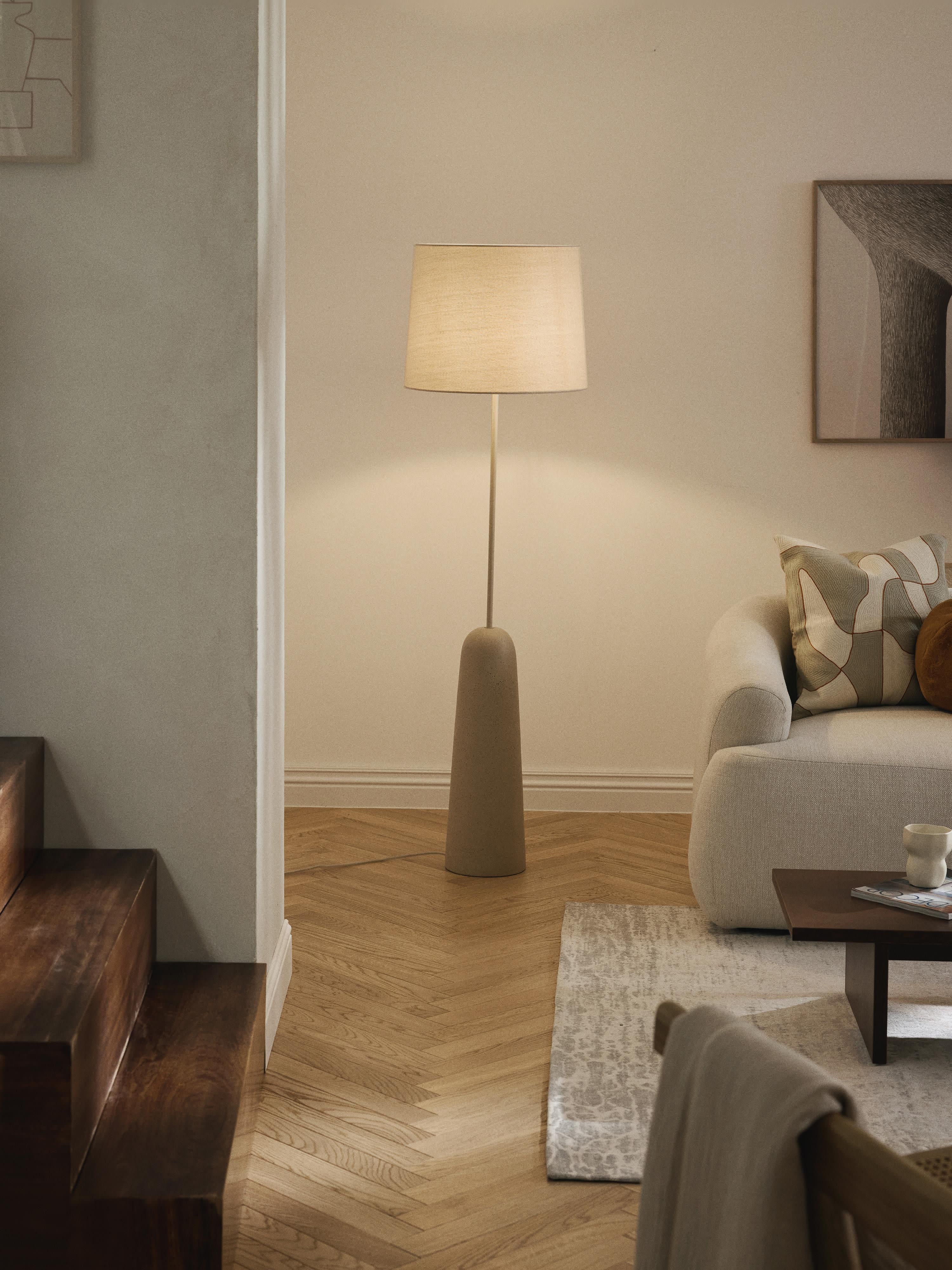 Kaya Floor Lamp with Concrete Base