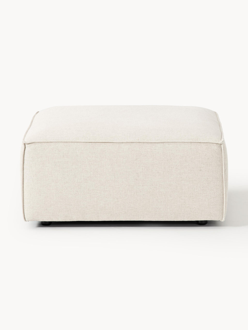 Lennon Linen Blend Ottoman