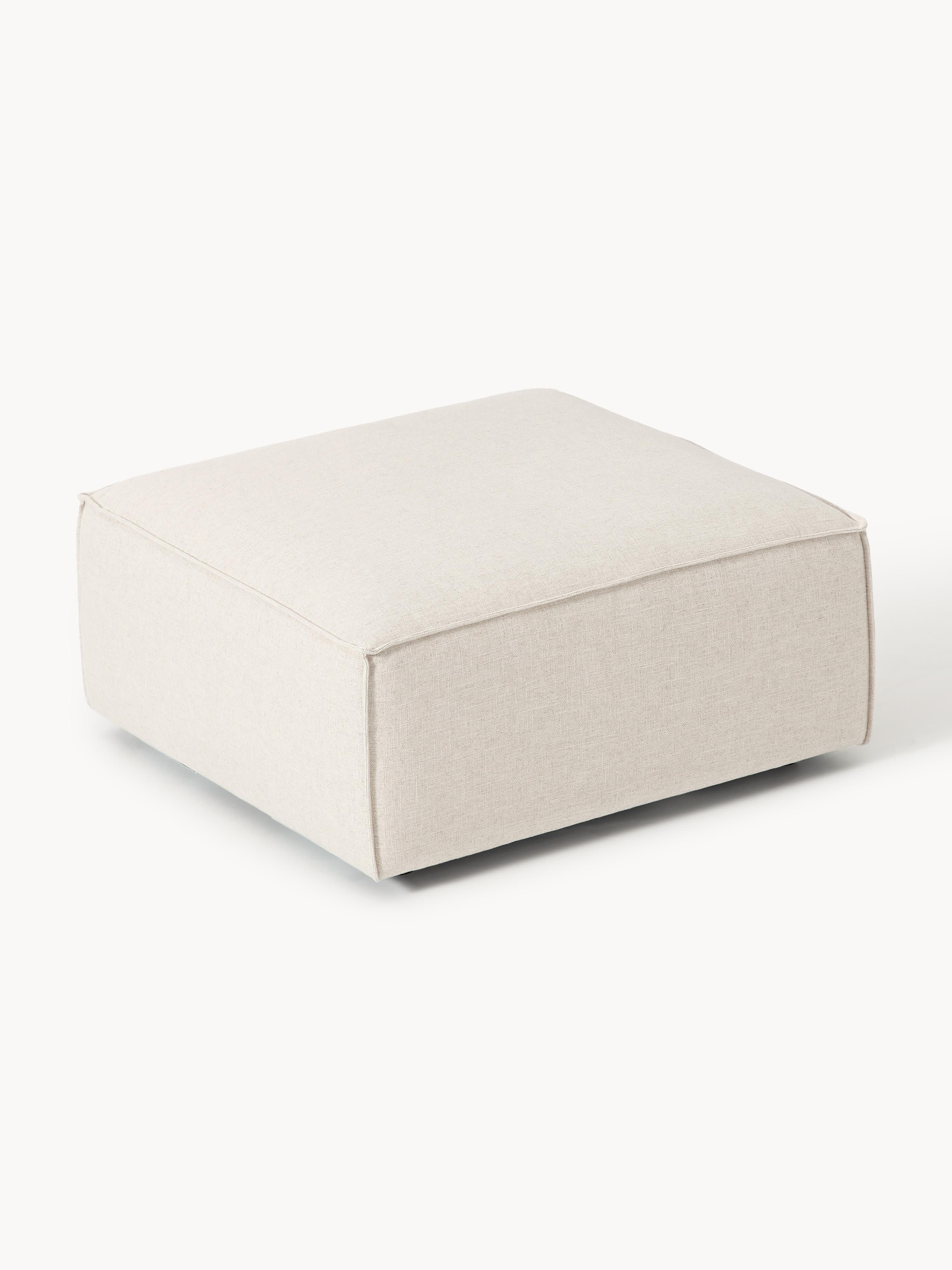 Lennon Linen Blend Ottoman