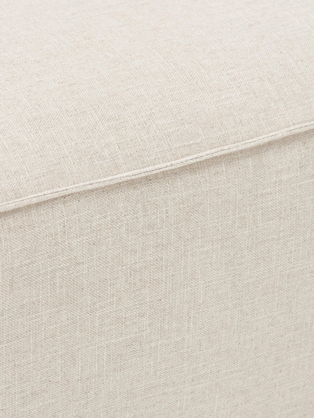 Lennon Linen Blend Ottoman