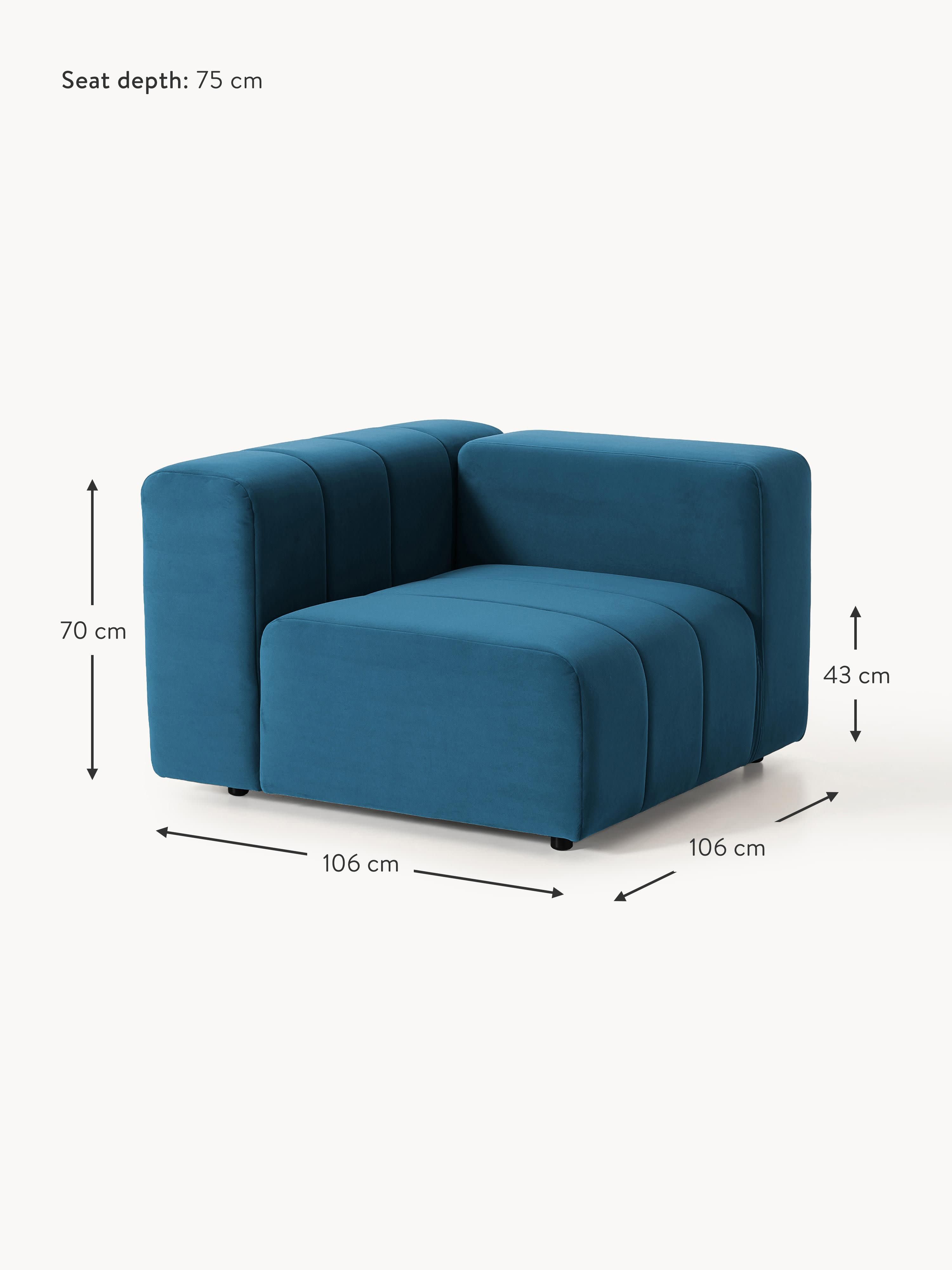 Lena Velvet Corner Module