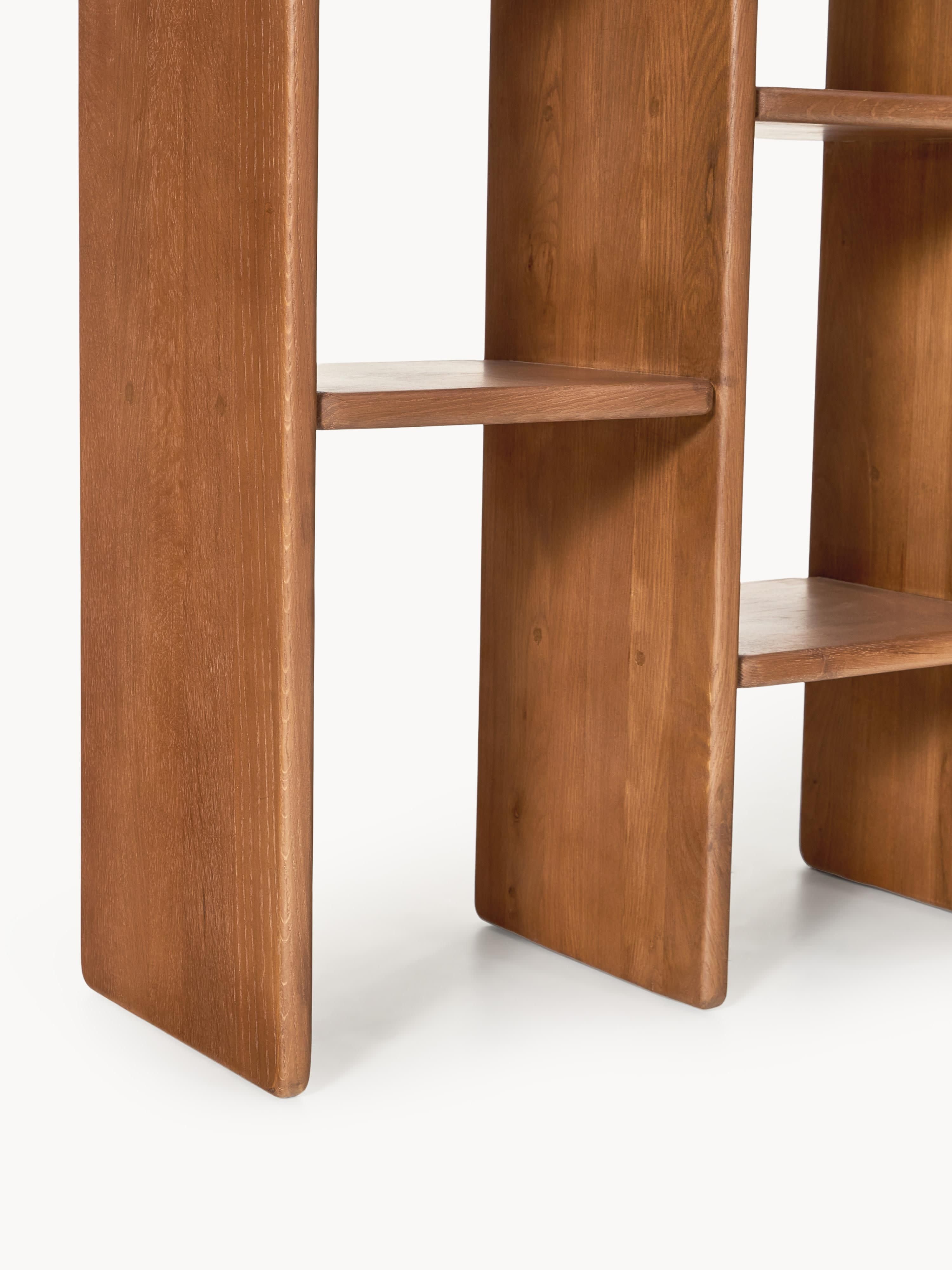 Chandler Oak Wood Shelving Unit