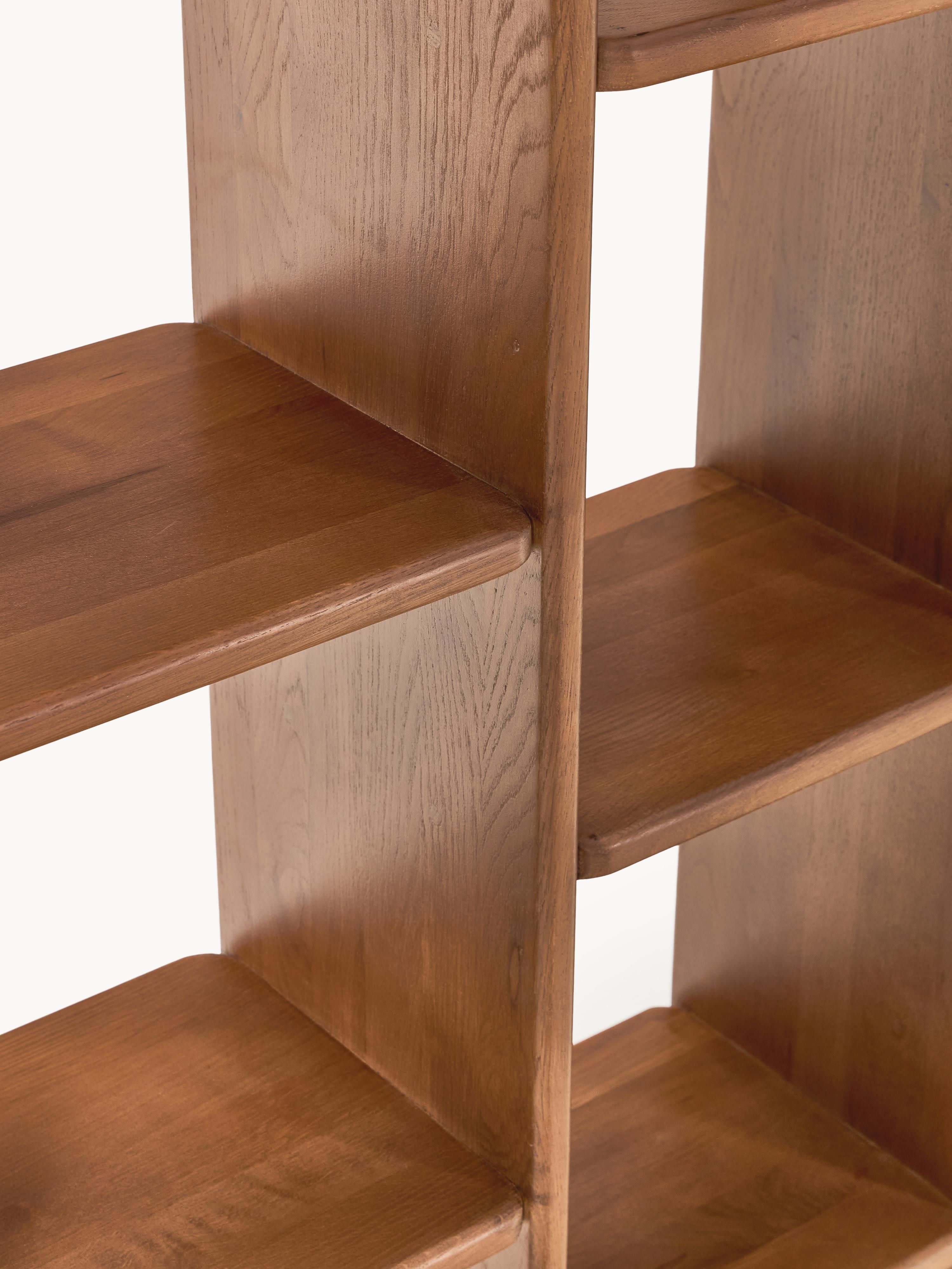 Chandler Oak Wood Shelving Unit