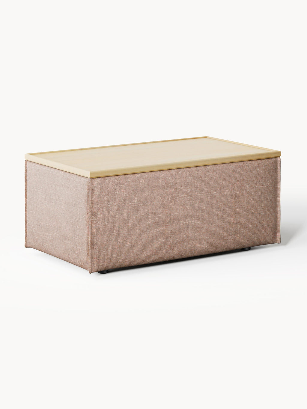 Gallery image 1 - Linen Blend Ottoman Lennon with Storage