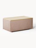 Gallery image 1 - Linen Blend Ottoman Lennon with Storage