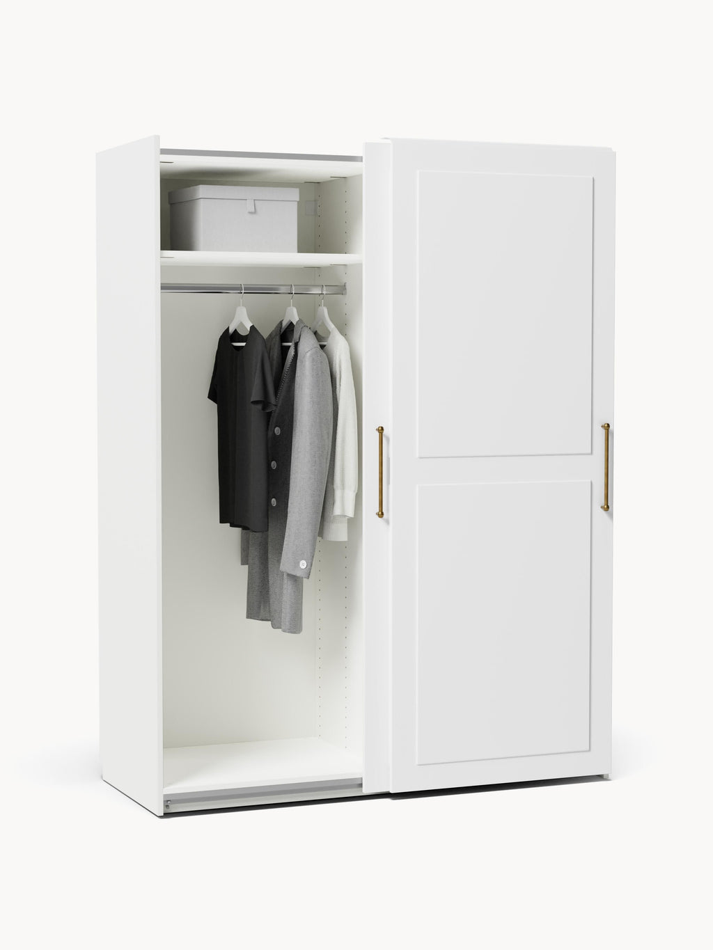 Charlotte Modular Sliding Door Wardrobe, 150 cm Wide, in various sizes