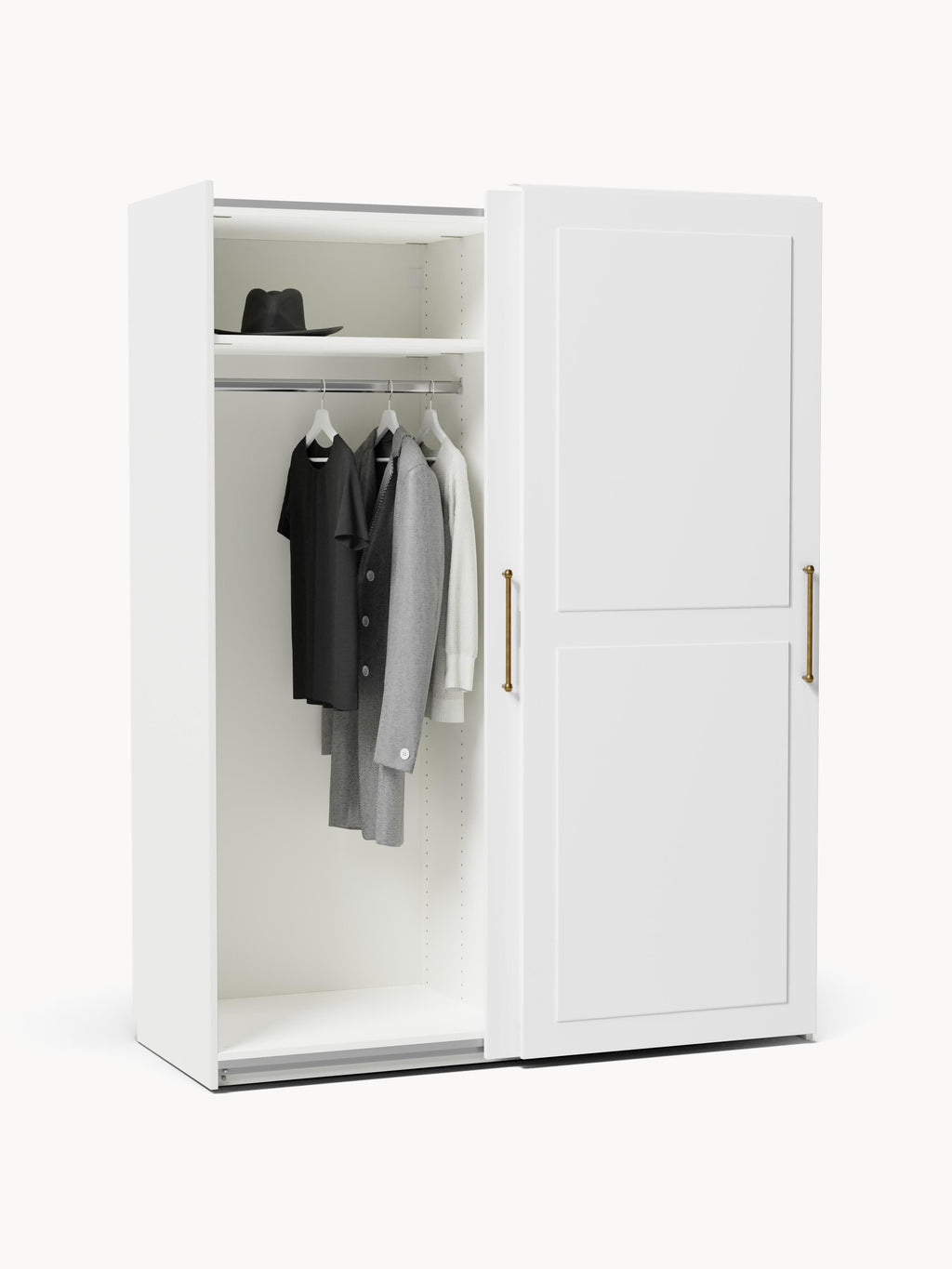 Charlotte Modular Sliding Door Wardrobe, 150 cm Wide, in various sizes