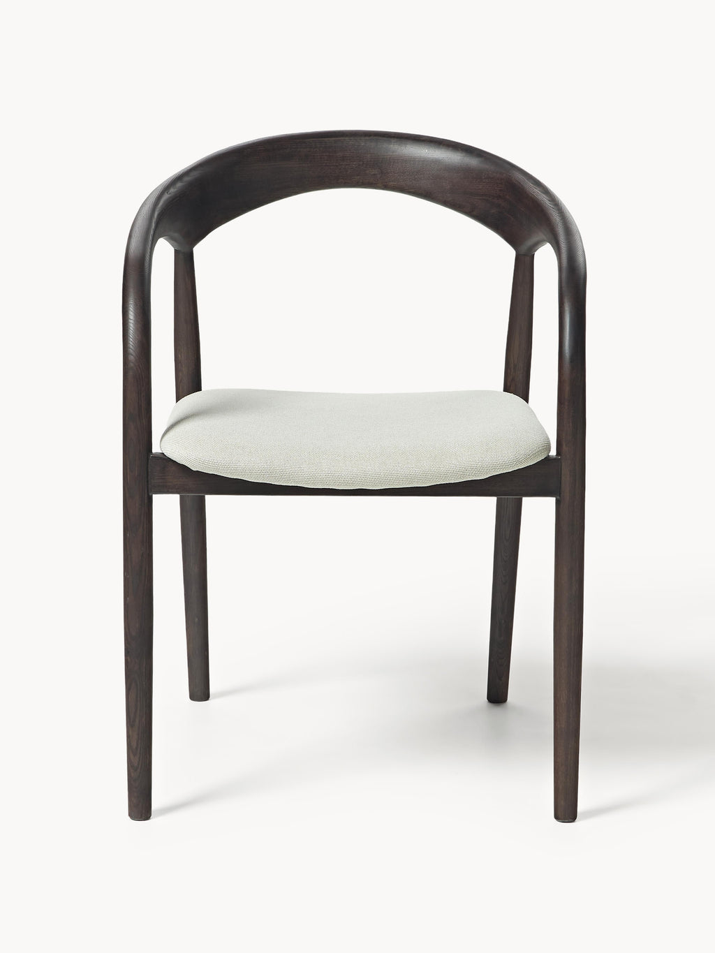 Camille Ash Wood Dining Chair with Seat Cushion