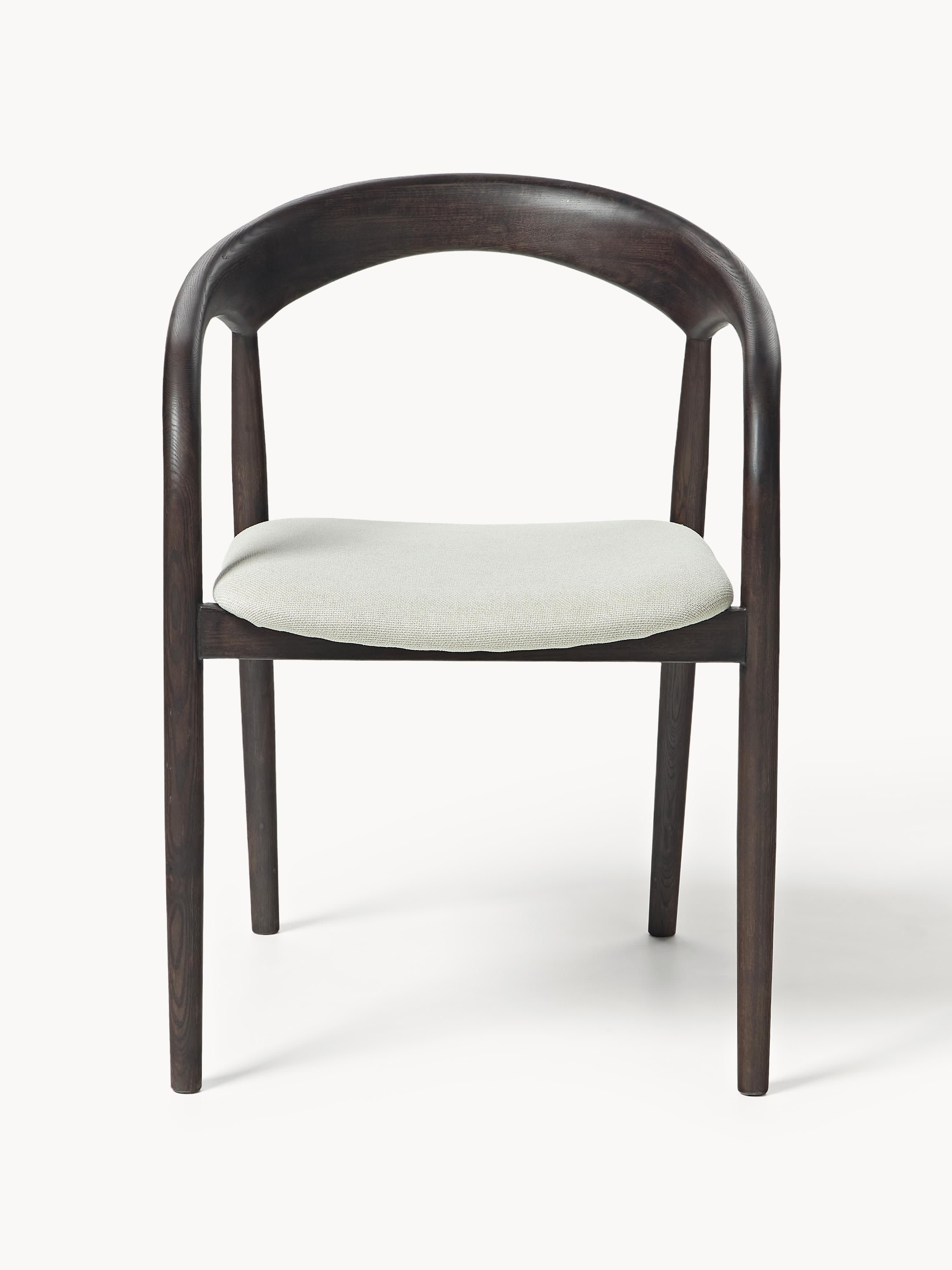 Camille Ash Wood Dining Chair with Seat Cushion