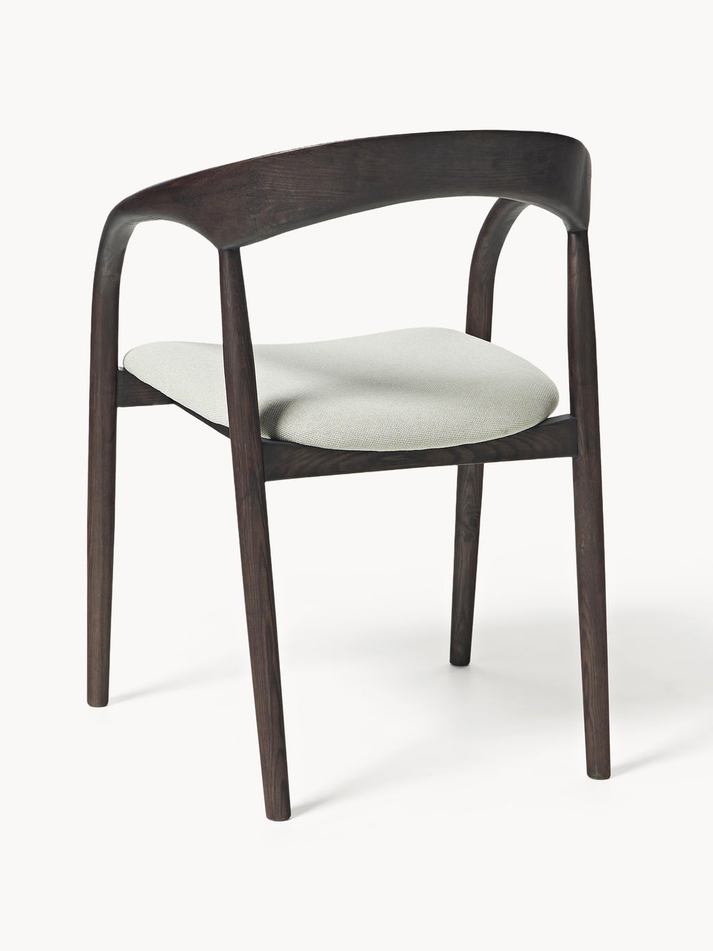 Camille Ash Wood Dining Chair with Seat Cushion