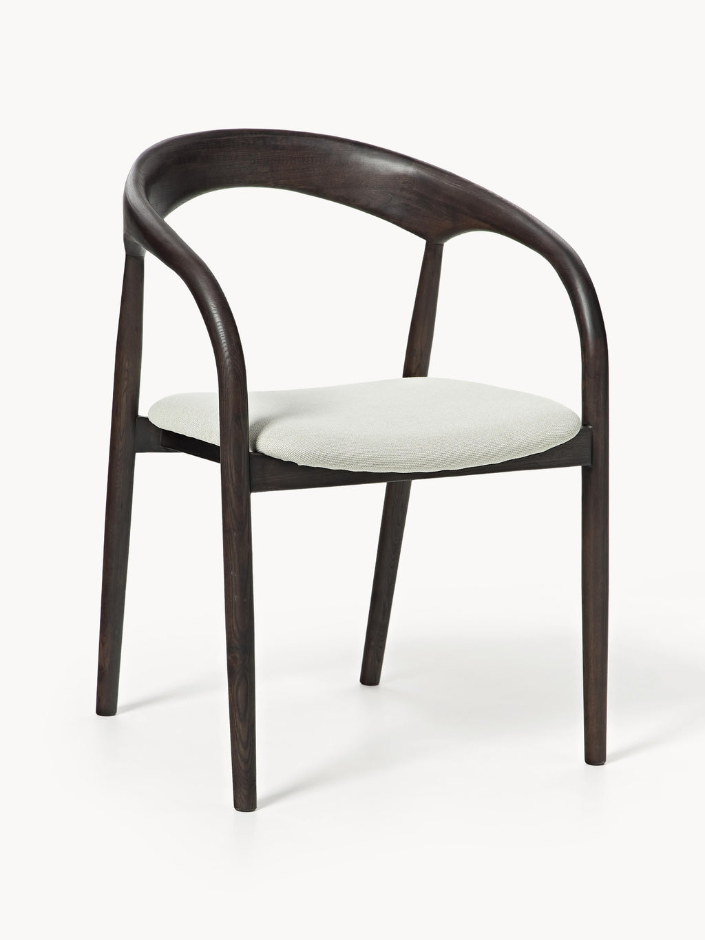 Gallery image 1 - Ash Wood Dining Chair Camille with Seat Cushion