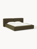 Gallery image 1 - Upholstered Bouclé Bed Lennon