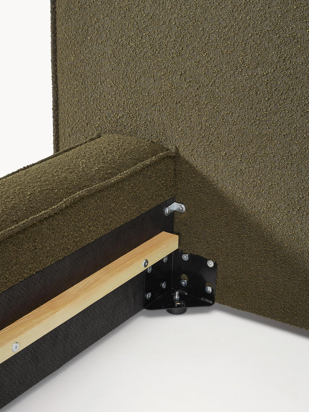 Lennon Upholstered Bouclé Bed