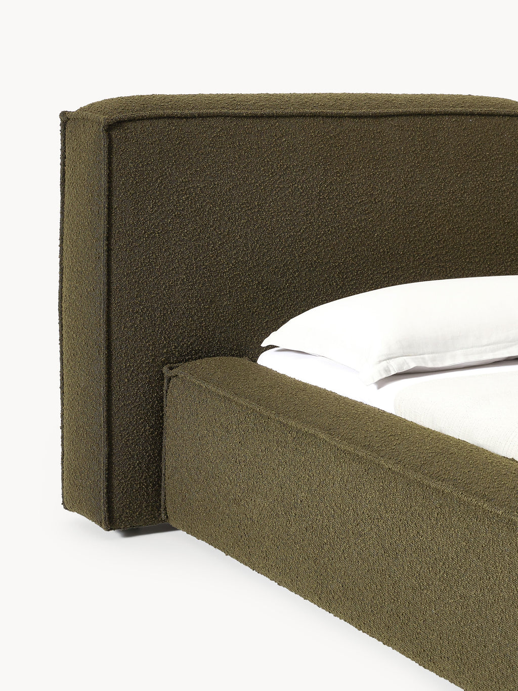 Lennon Upholstered Bouclé Bed